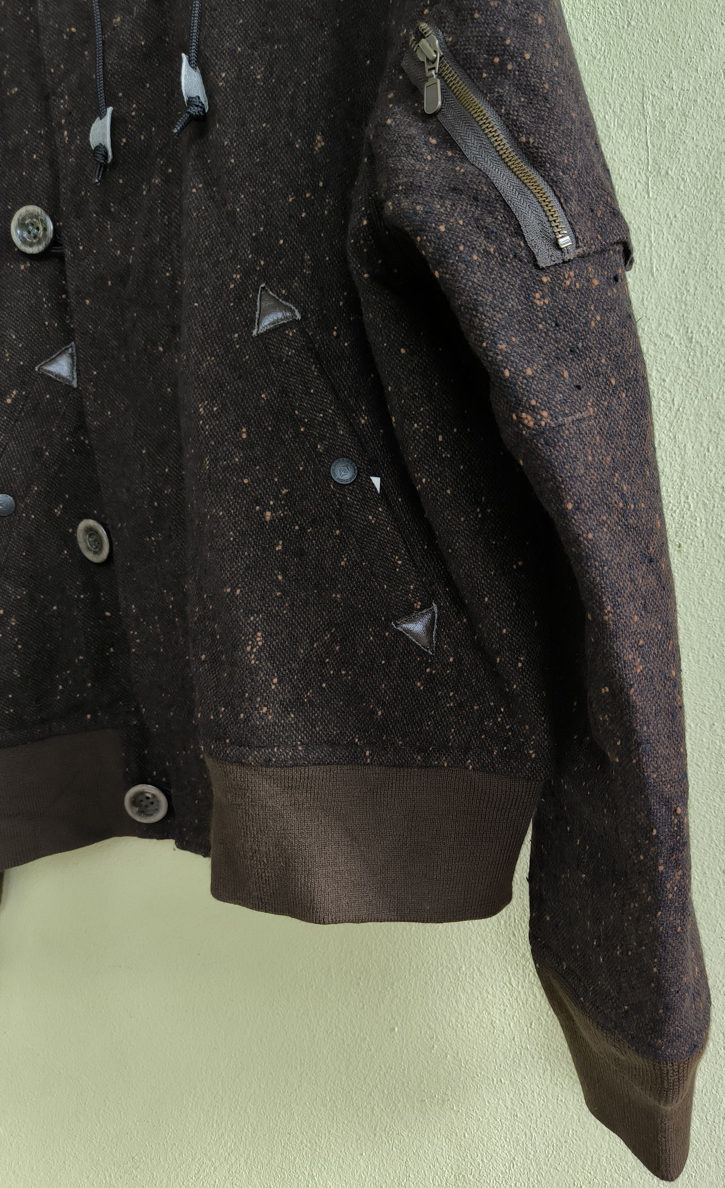 BAL BAL fur capsule zip hoodie wool jacket Size US M / EU 48-50 / 2 - 4 Thumbnail