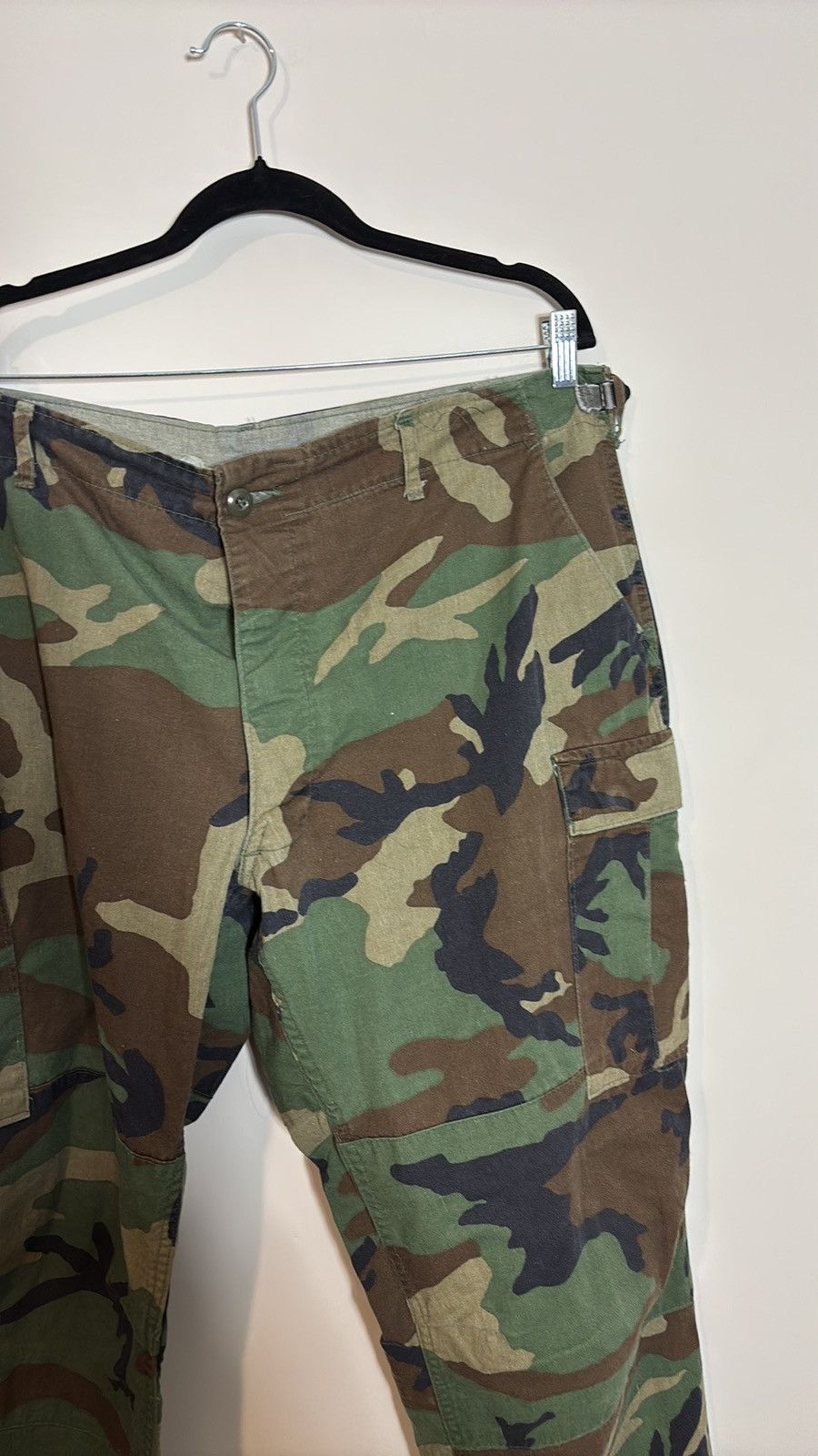 Vintage Vintage Army Camo Fatigue Pants Size US 42 / EU 58 - 2 Thumbnail