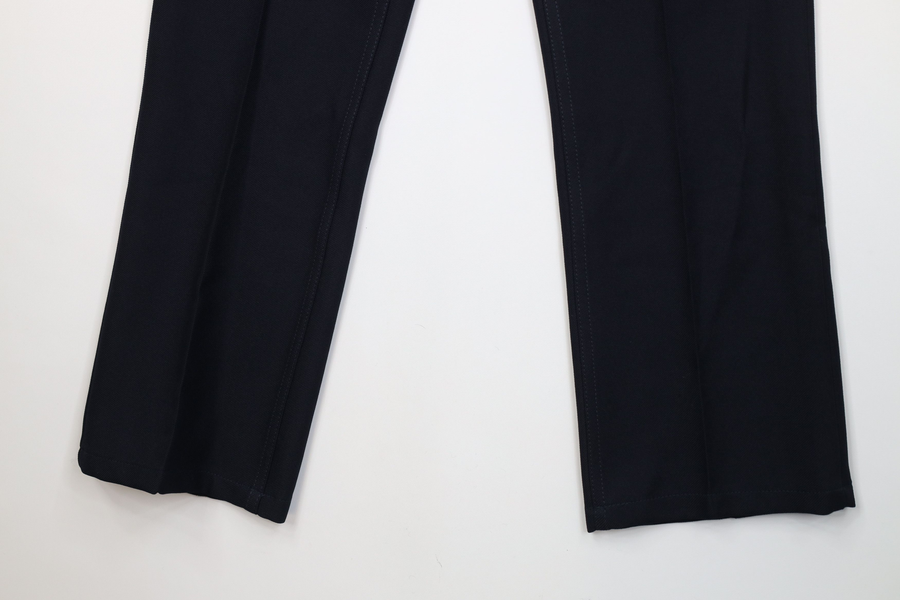 Wrangler Vintage 90s Wrangler Wide Leg Western Chino Pants Navy Blue Size US 33 - 4 Thumbnail