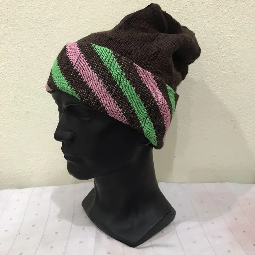 Japanese Brand × Vintage Japanese Brand Plain Beanie Hat Size ONE SIZE - 2 Thumbnail