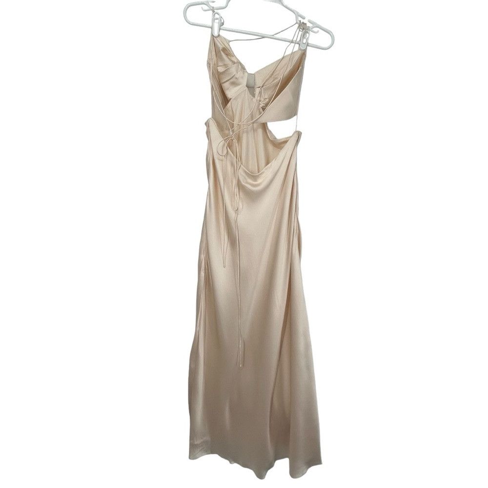 Other THE SEI SLANT BIAS SILK MAXI DRESS WOMENS SIZE 10 100% SILK Size L / US 10 / IT 46 - 5 Thumbnail