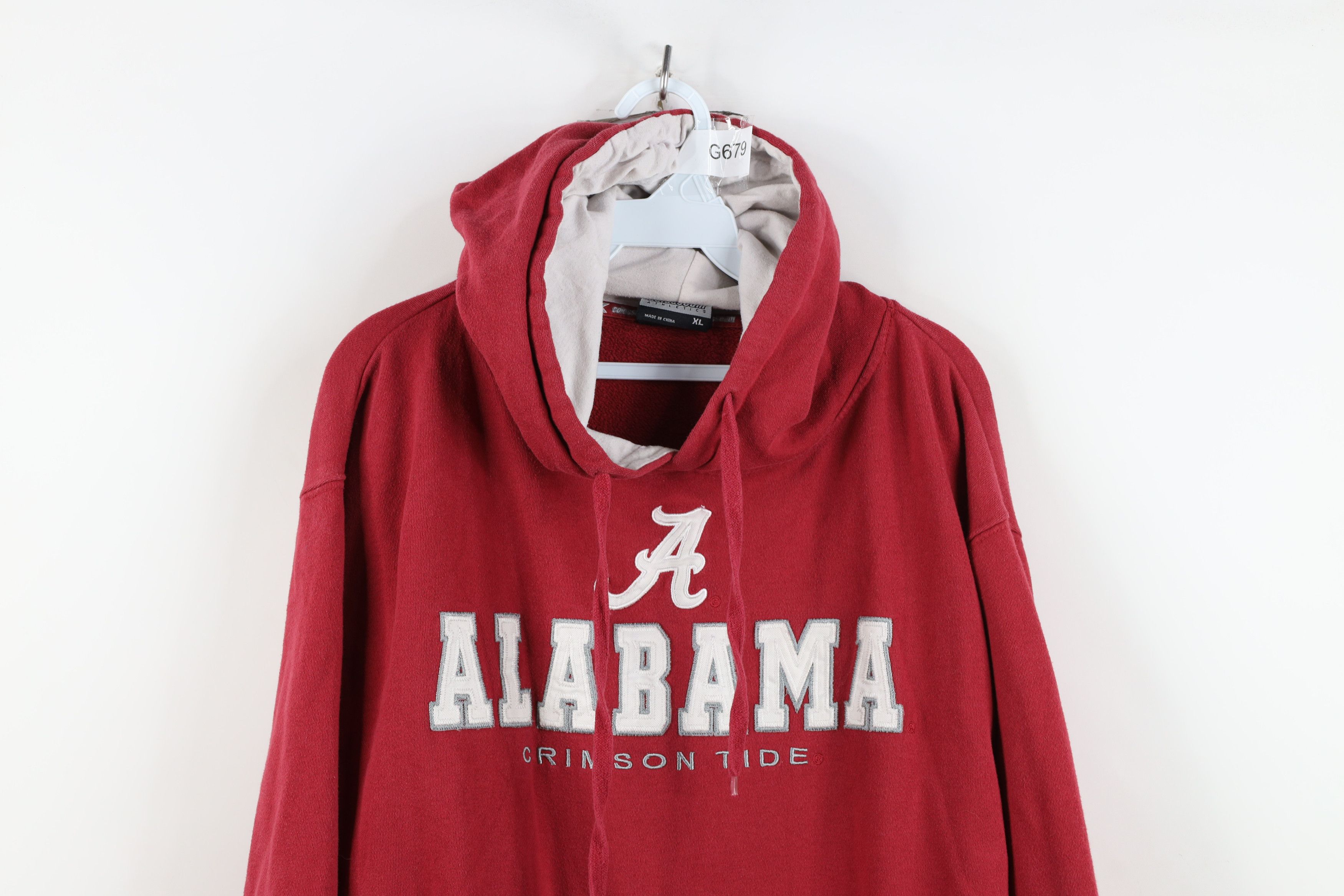 Vintage Vintage Spell University of Alabama Hoodie Sweatshirt Red Size US XL / EU 56 / 4 - 2 Thumbnail