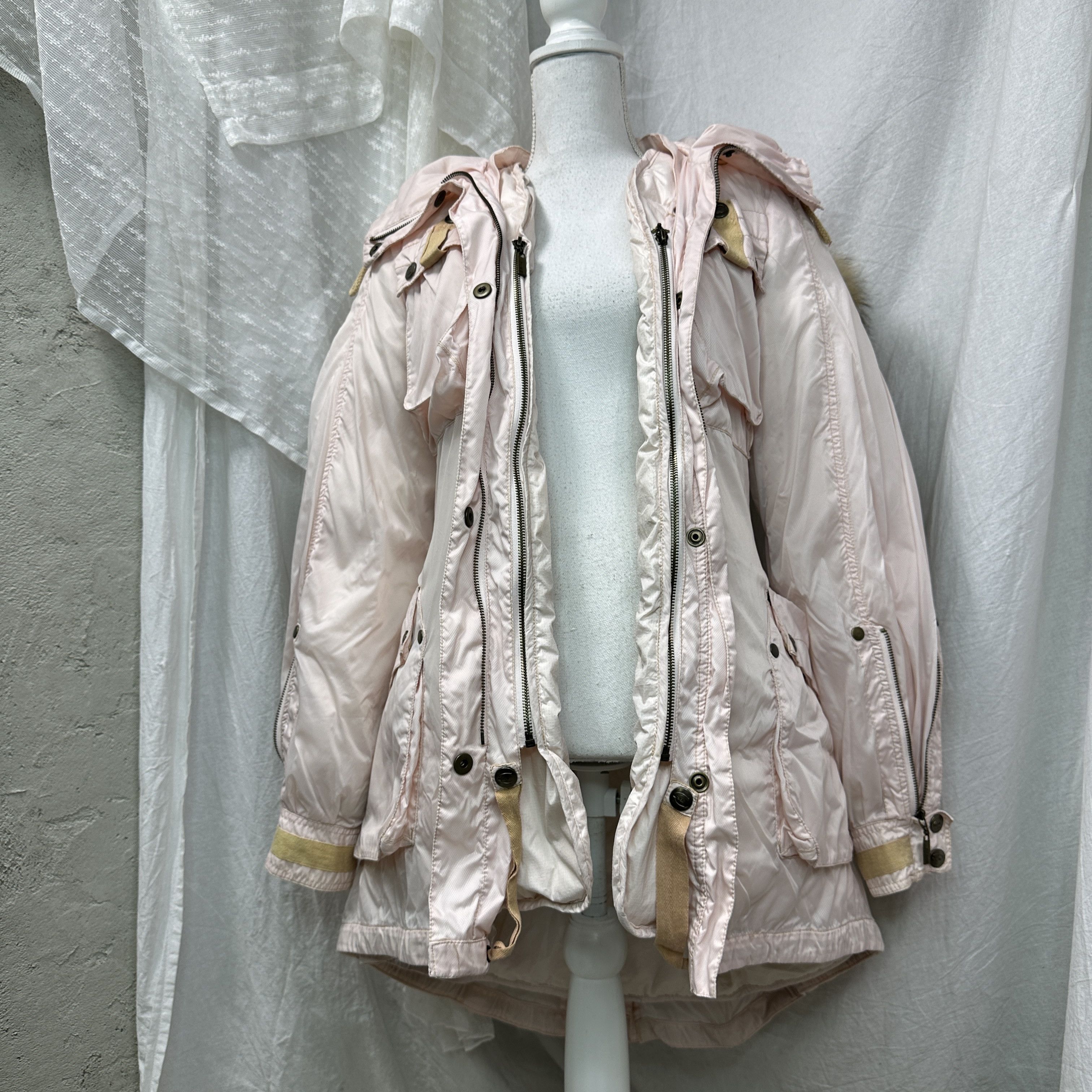 Just Cavalli Vintage Modifiable Baby Pink Just Cavalli Down Parka Y2K Size M / US 6-8 / IT 42-44 - 7 Thumbnail
