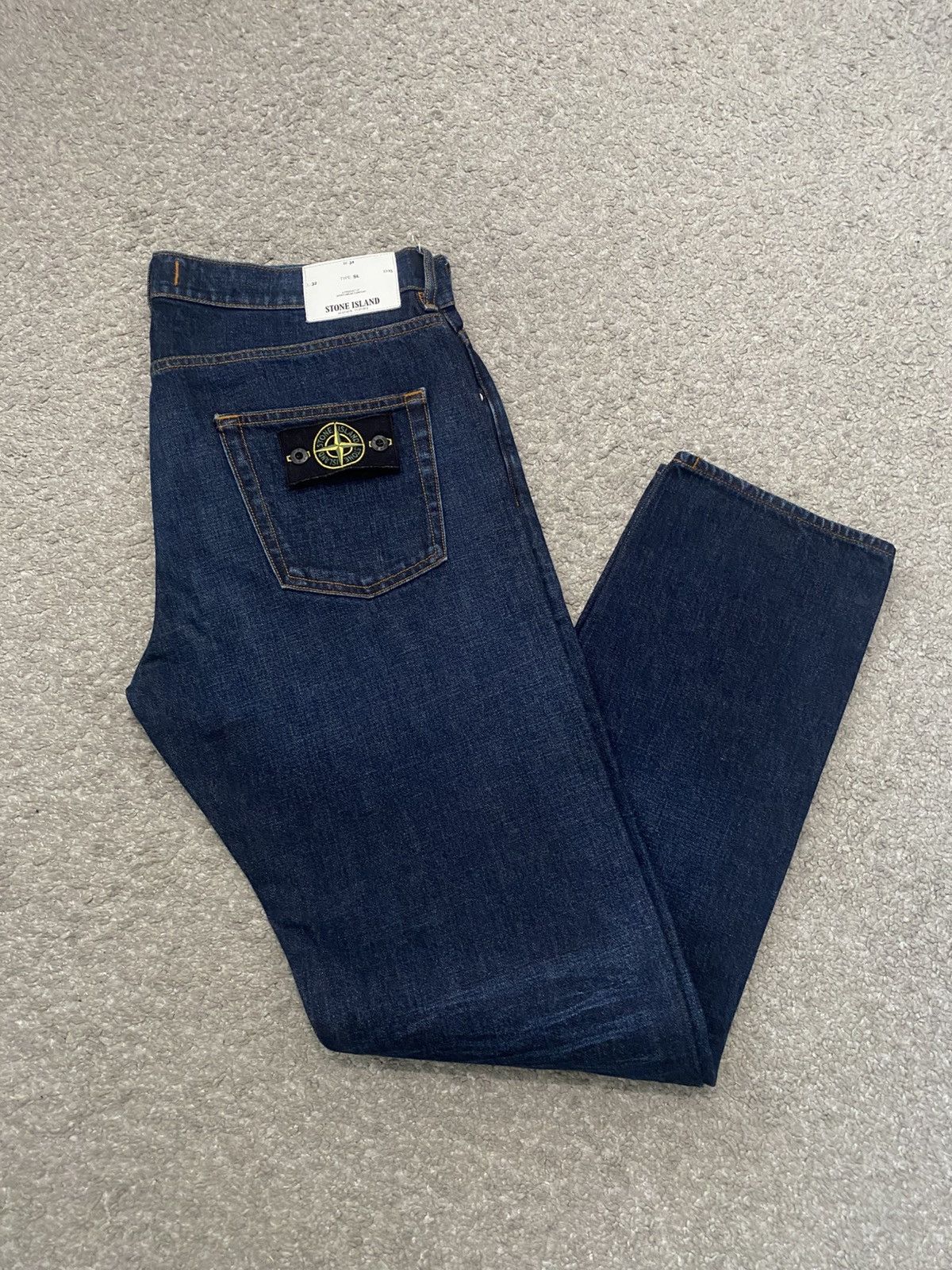Stone Island Jeans Denim Pants Vintage Logo y2k archive
