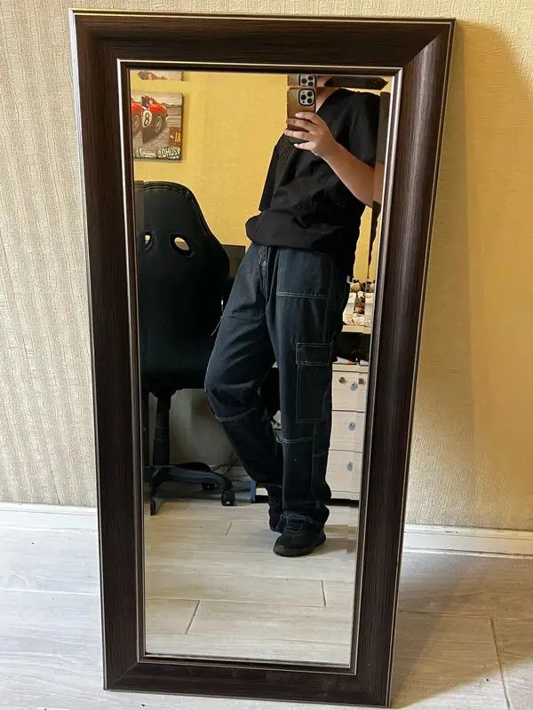 Jean elastic waist cargo pants Size US 30 / EU 46 - 3 Thumbnail