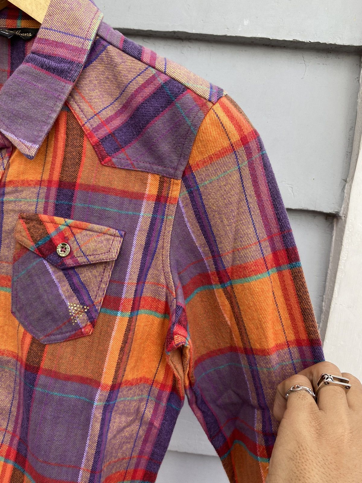 Guess Guess Jeans Japanese Flannel Los Angeles Diamond Details Size M / US 6-8 / IT 42-44 - 5 Thumbnail