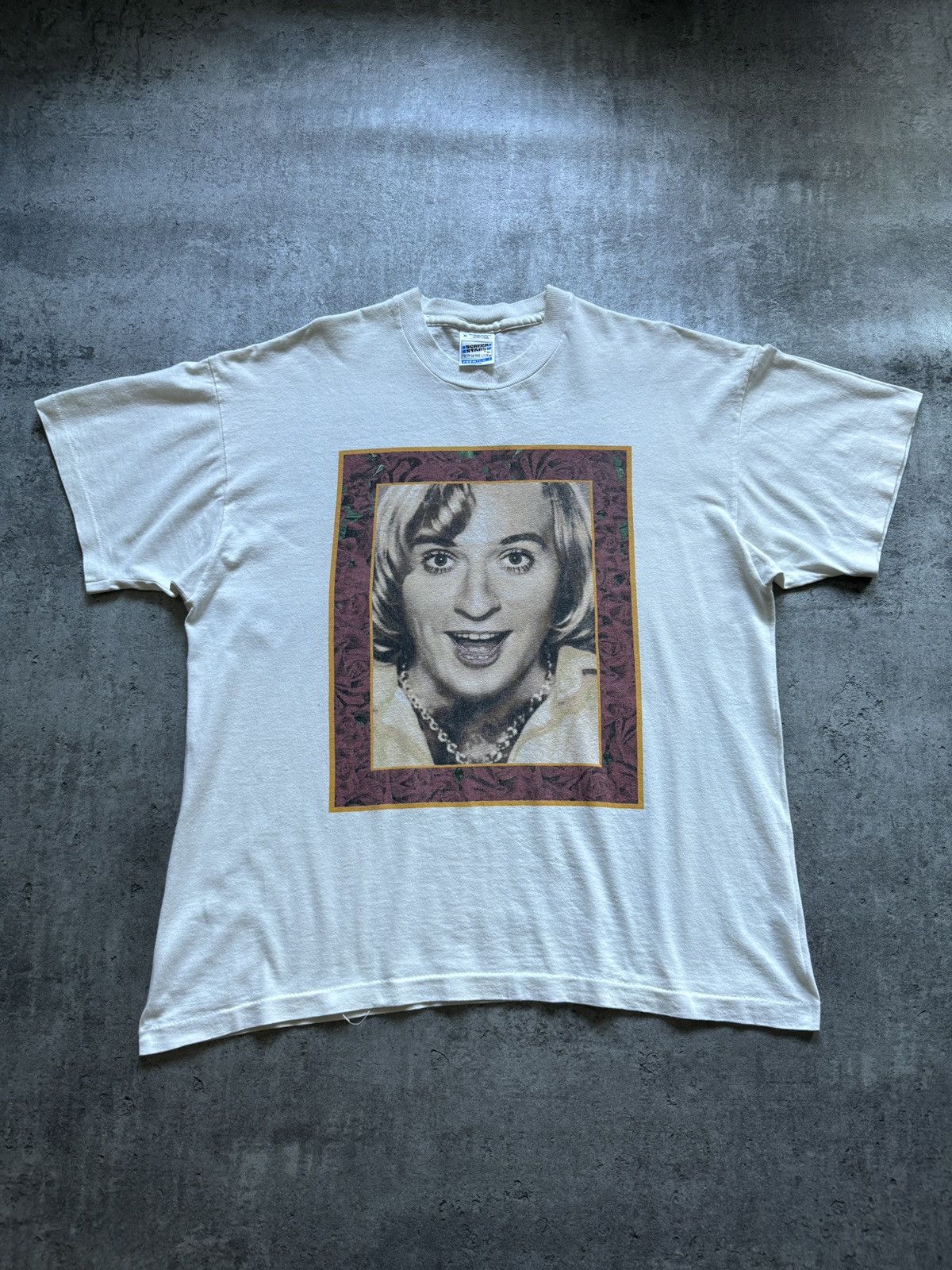 Band Tees × Vintage Crazy Vintage 90s single stitch merch band rare boxy tee Size US XL / EU 56 / 4 - 1 Thumbnail