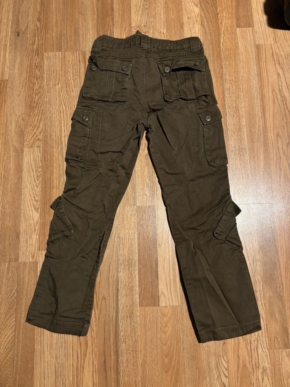 Vintage Baggy Brown Cargo Jeans Size US 30 / EU 46 - 2 Thumbnail