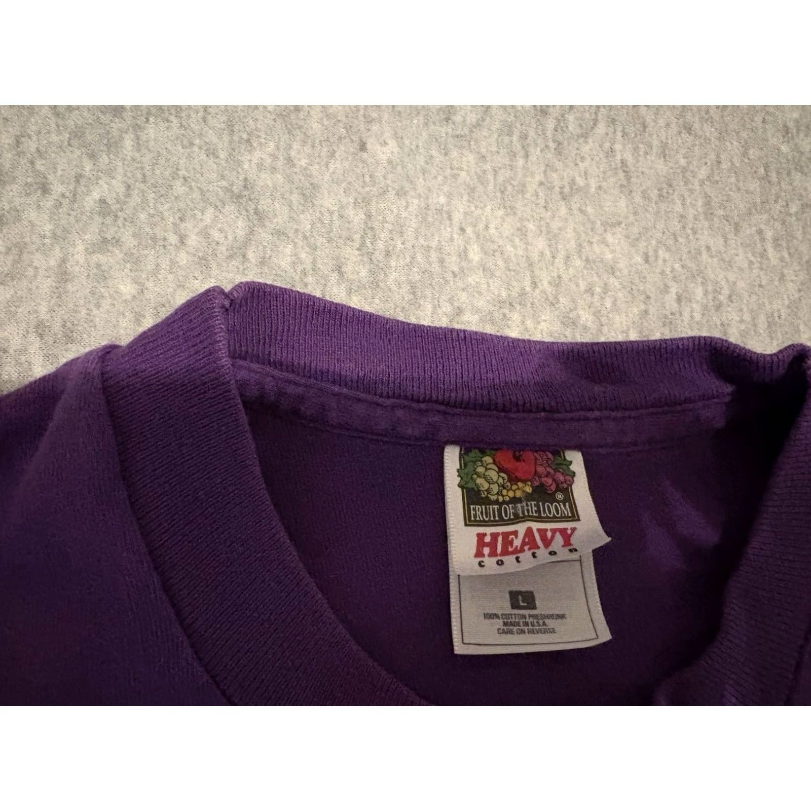 Fruit Of The Loom VINTAGE Kentucky Derby Festival Purple Tee Shirt L Adult 1990s USA Fruit of the Loom Shirt Mens 90s Short Sleeve Crew Neck Single Stitch Cotton Size US L / EU 52-54 / 3 - 4 Thumbnail