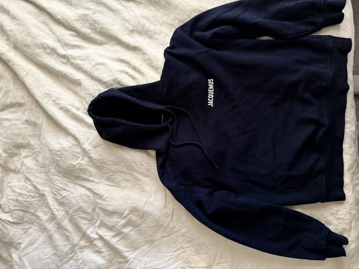 Jacquemus Jacquemus Navy Hoodie - Medium Size US M / EU 48-50 / 2 - 4 Thumbnail