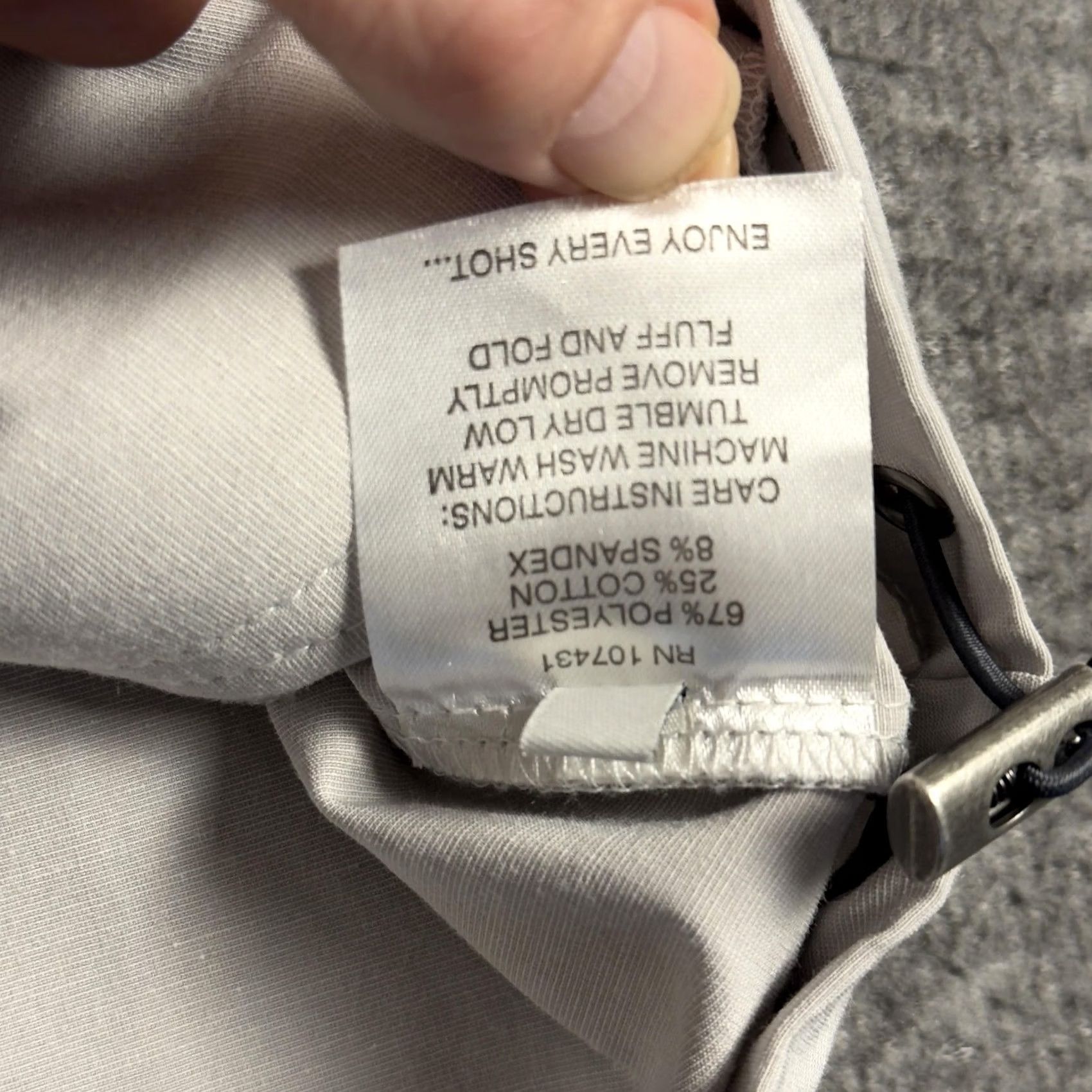 Vintage Linksoul Jacket Womens Medium Gray Full Zip Golf Windbreaker Lightweight Stretch Size M / US 6-8 / IT 42-44 - 4 Thumbnail