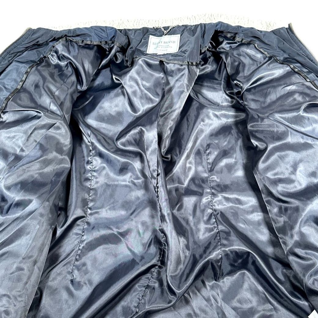 Lucky Brand Lucky Brand Jacket Womens 2XL Blue Quilted Sherpa Zip Insulated Lining Pockets Size XXL / US 16-18 / IT 52-54 - 7 Thumbnail
