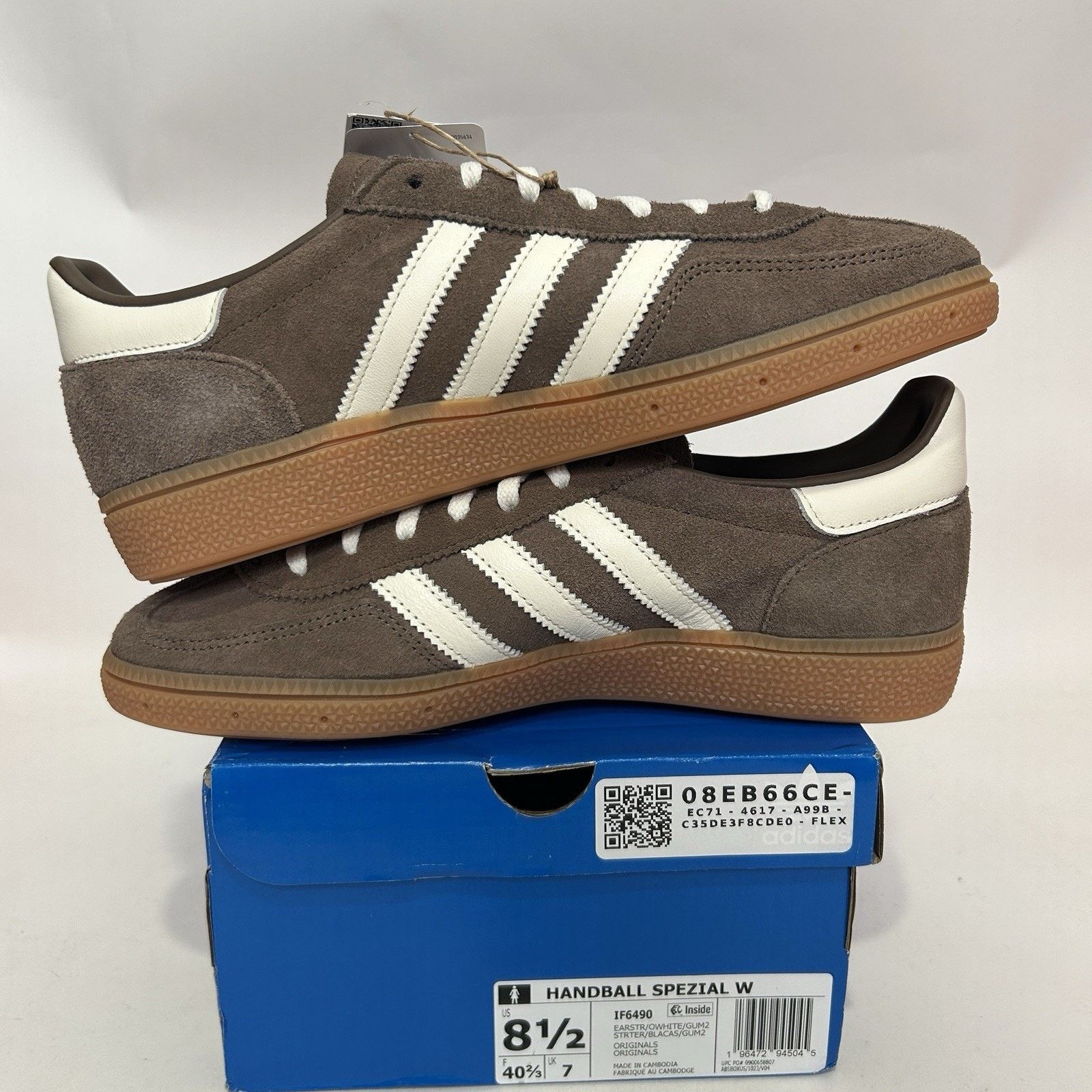 Adidas Adidas Handball Spezial WMNS “Earth Strata Gum” IF6490 Size US 8.5 / IT 38.5 - 3 Thumbnail