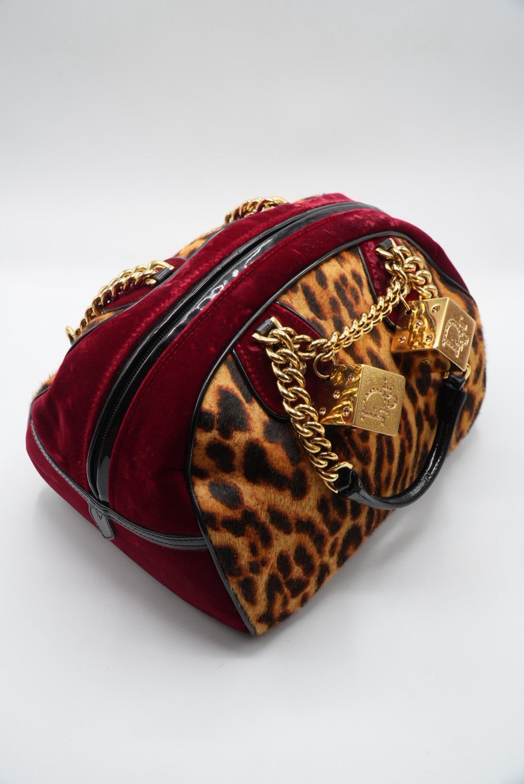 Dior 2000s Dior - John galliano Gambler Leopard Pony Bowler Bag Size ONE SIZE - 6 Thumbnail