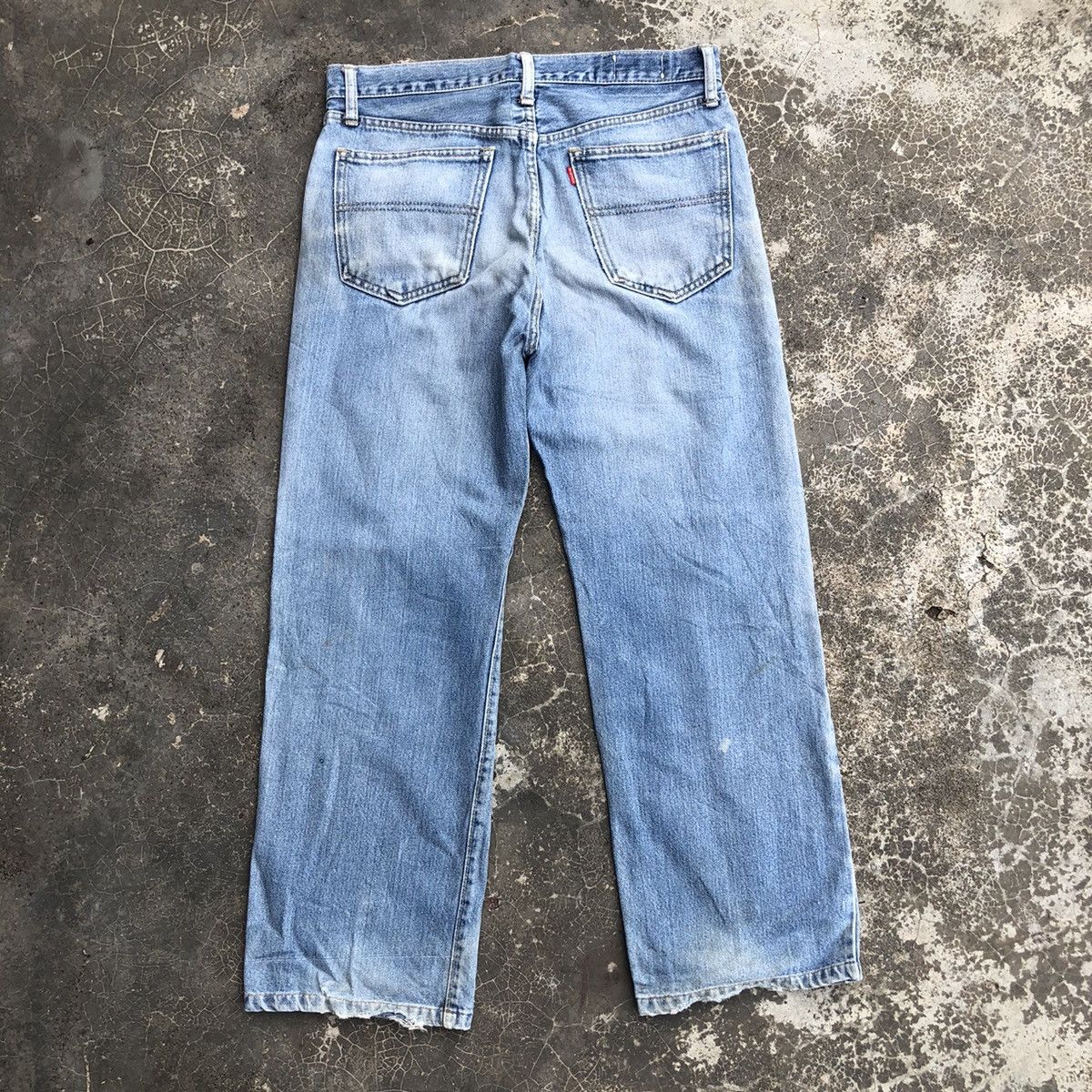 Big John × Vintage Vintage Big John Distressed Light Wash Jeans Denim Pants Size US 32 / EU 48 - 7 Thumbnail