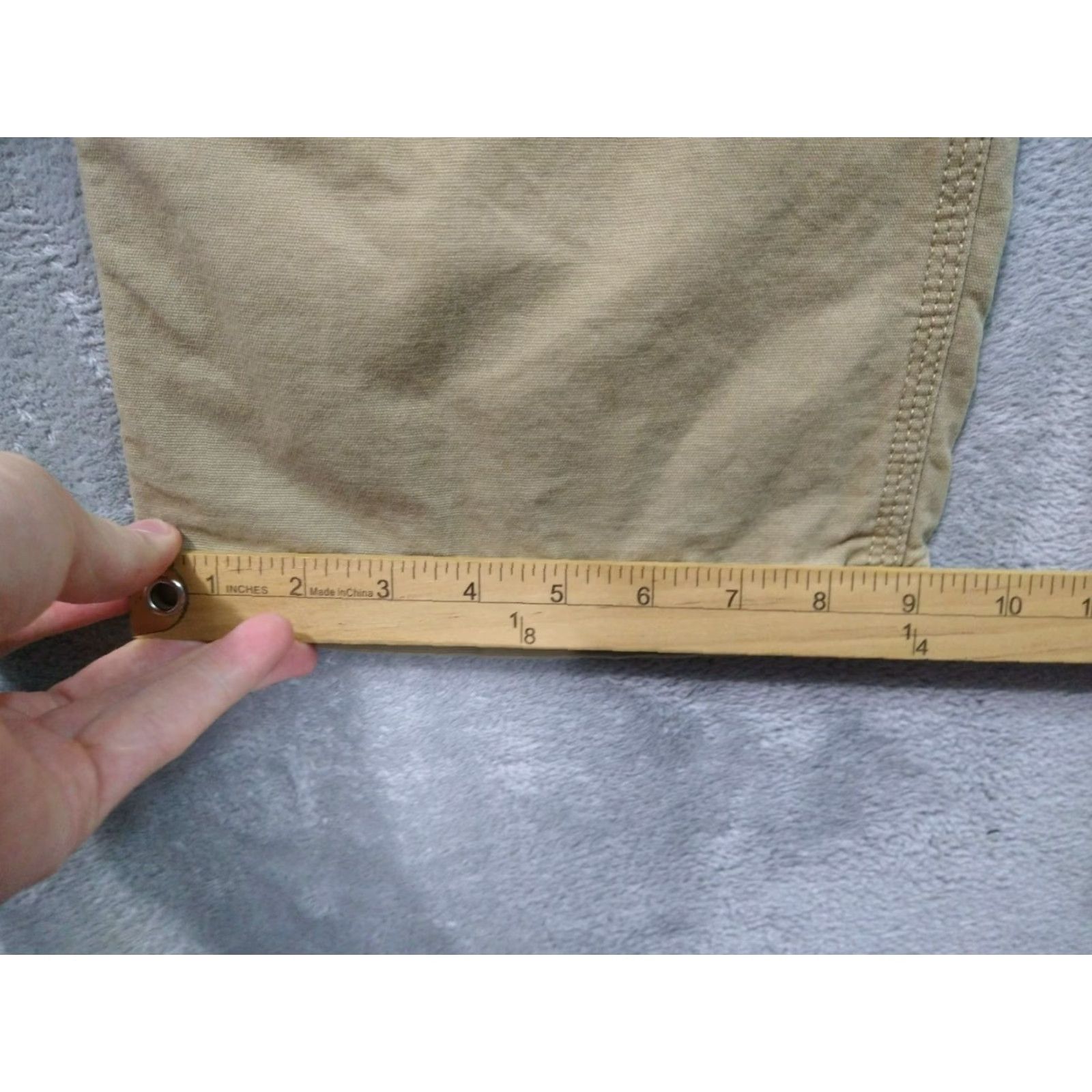 Carhartt Carhartt Pants Mens 40x30 Beige Rigby Relaxed Straight Canvas Dungaree Work Shirt? Size US 40 / EU 56 - 6 Thumbnail