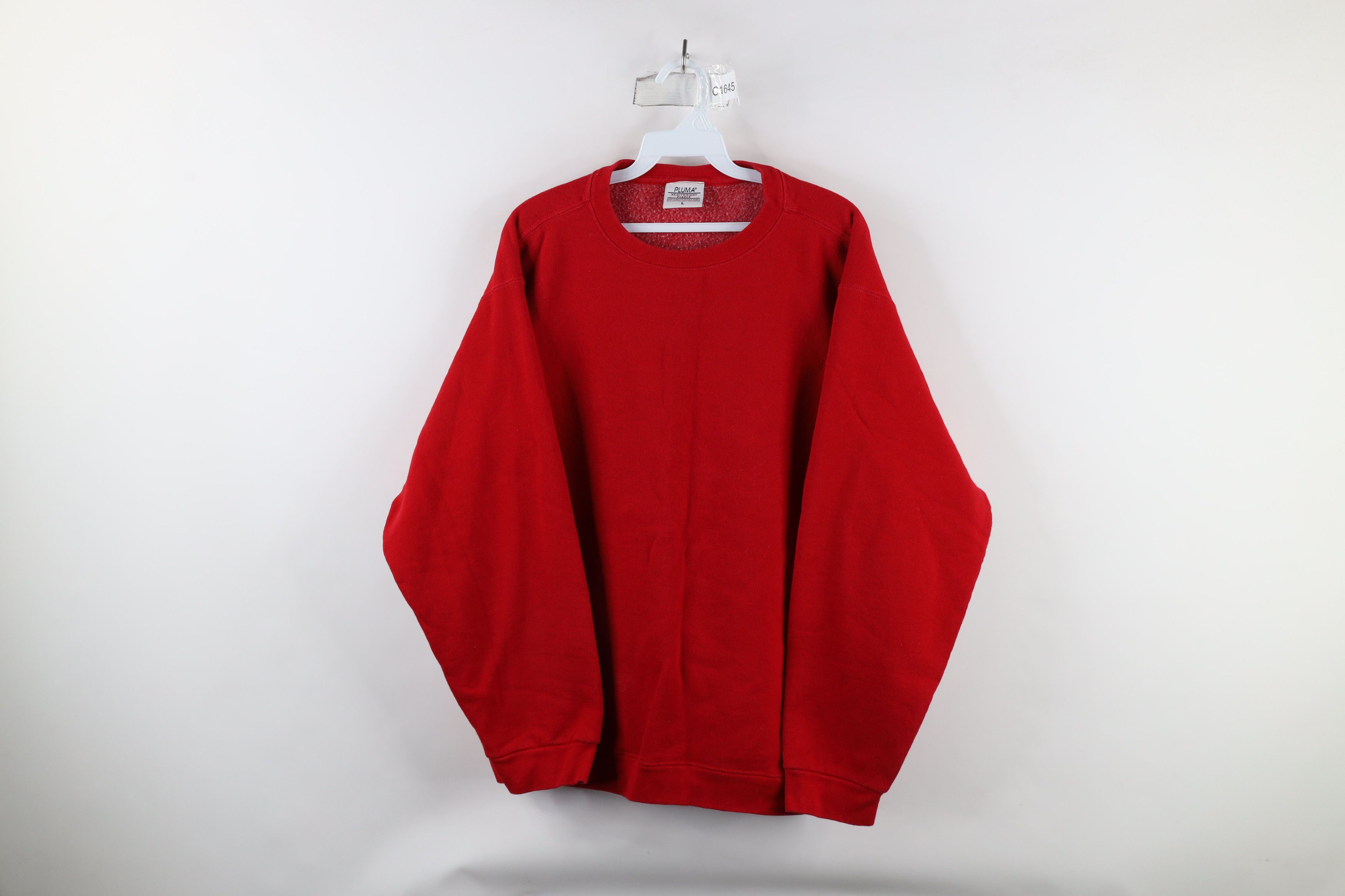 Vintage Vintage 90s Streetwear Heavyweight Crewneck Sweatshirt Size US L / EU 52-54 / 3 - 1 Thumbnail