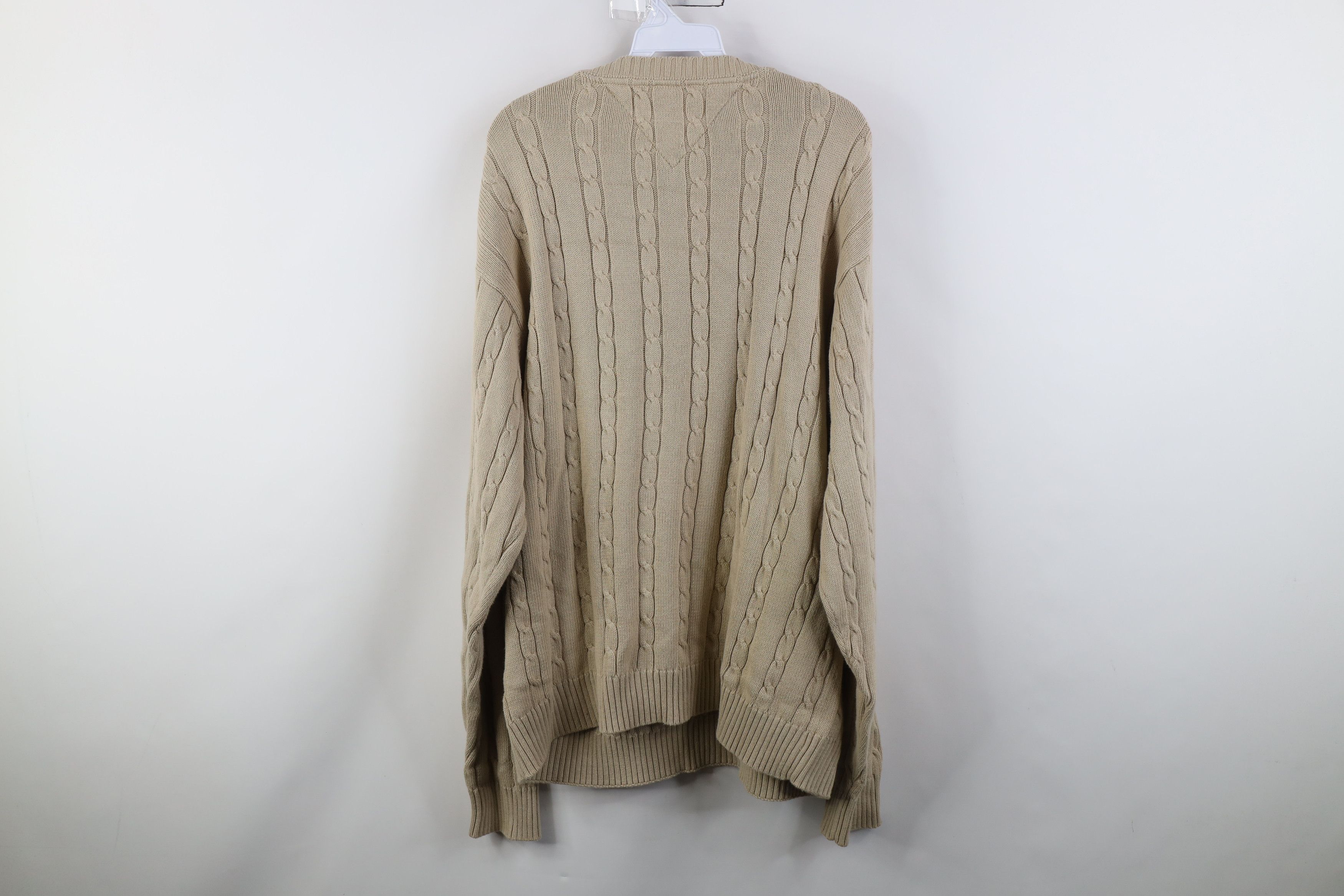 Tommy Hilfiger Vintage 90s Tommy Hilfiger Cable Knit Crewneck Sweater Size US XL / EU 56 / 4 - 9 Thumbnail