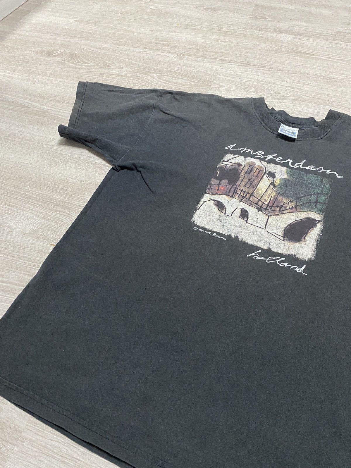 Vintage Vintage ART Mark Raven Amsterdam 1994 print Holland size XL Size US XL / EU 56 / 4 - 7 Thumbnail
