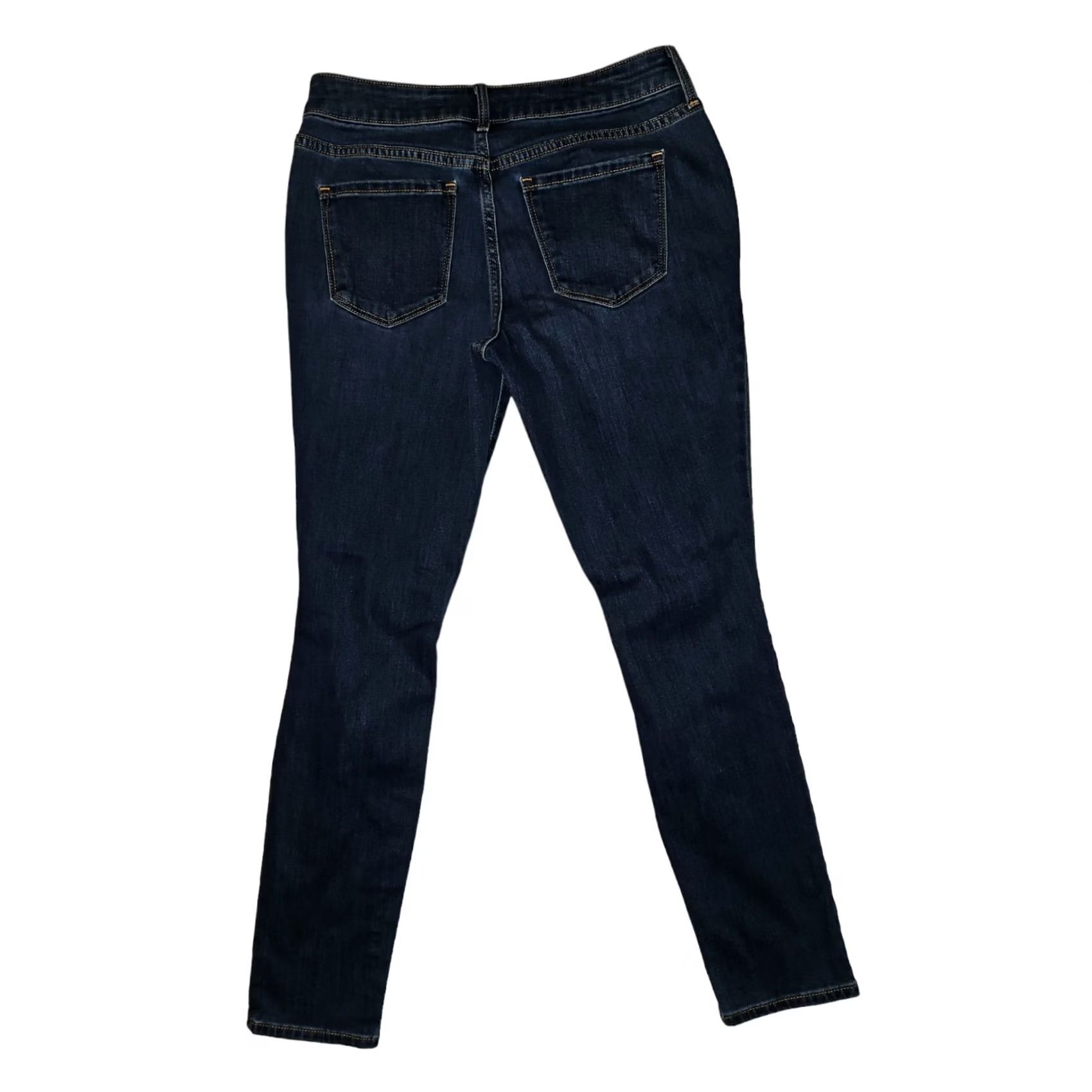 Old Navy Old Navy Pop Icon Skinny Jeans Women's 6 Denim Blue Distressed Stretch 5-Pocket Mid Rise Inseam 28 Fashion City Hipster Preppy Womens Size 28" / US 6 / IT 42 - 8 Thumbnail