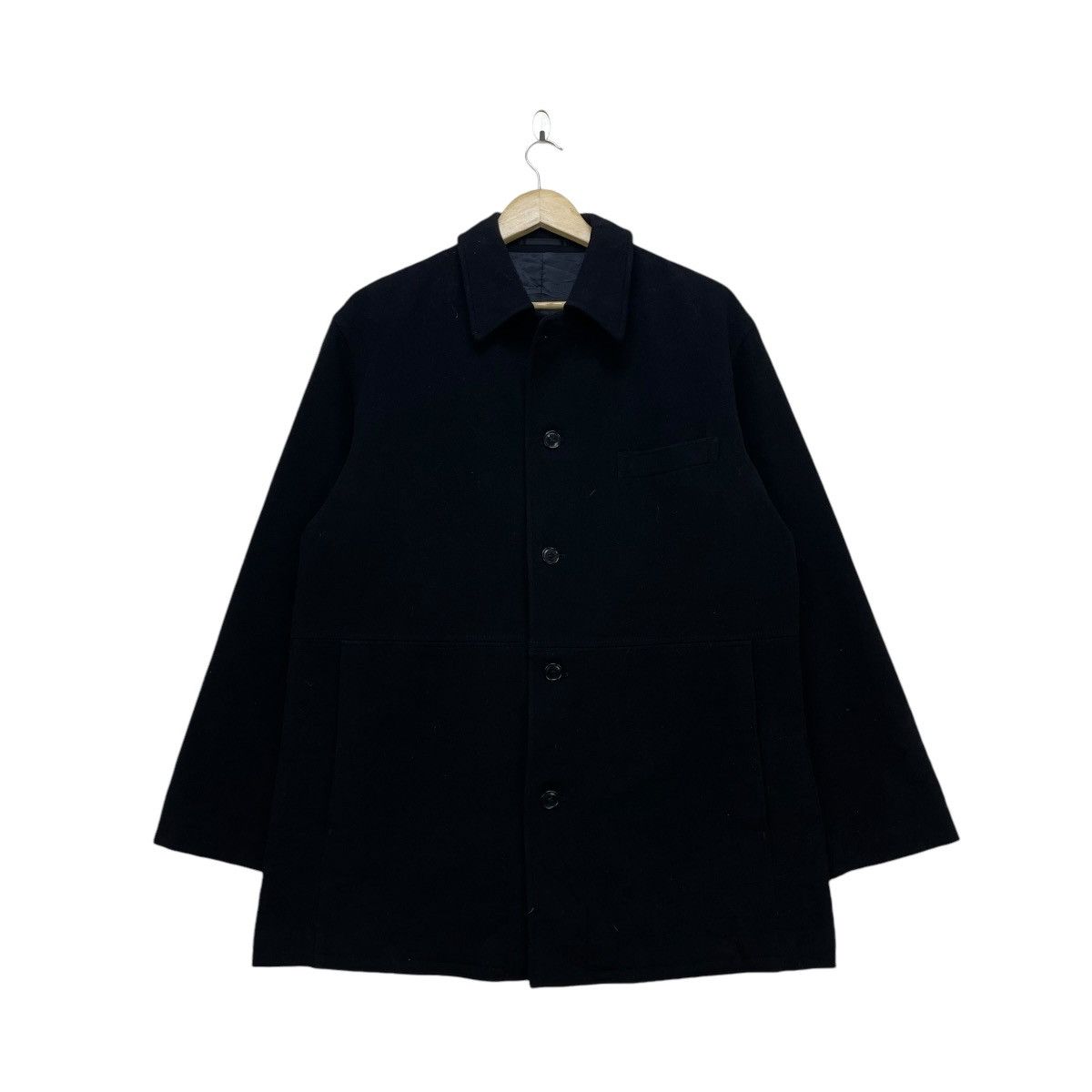 Issey Miyake × Japanese Brand × Lanvin 💥Vintage Lanvin Shirt Jacket Size US M / EU 48-50 / 2 - 2 Thumbnail