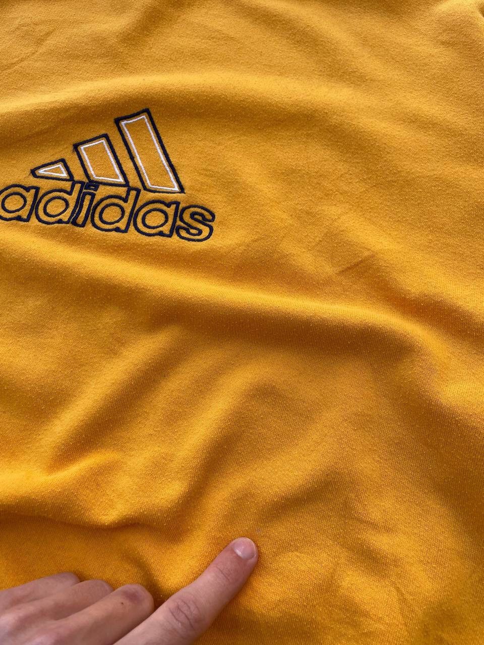 Adidas × Vintage Vintage 00s Adidas Big Logo Sweatshirt Y2K Size US L / EU 52-54 / 3 - 5 Thumbnail