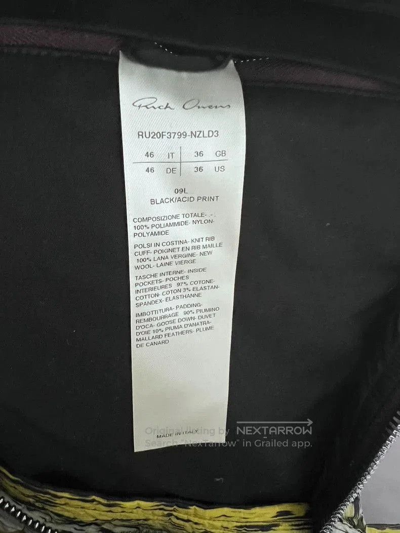Rick Owens Limited Edition Color Block Puffer Jacket. Size US L / EU 52-54 / 3 - 5 Thumbnail