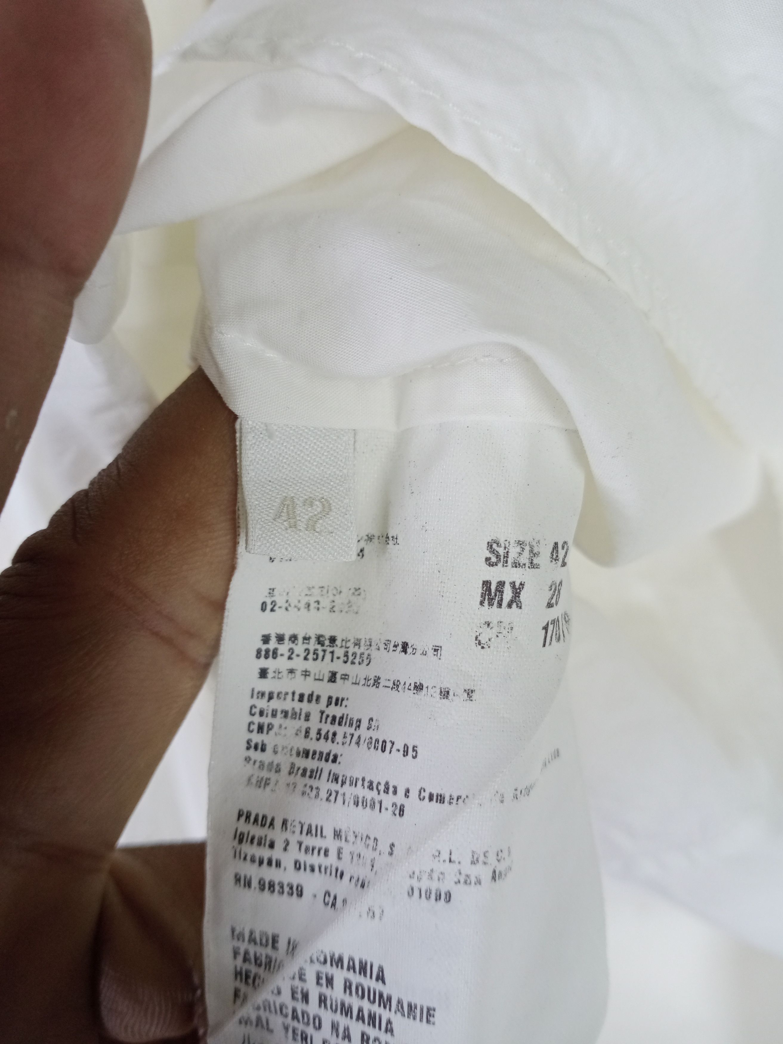 Miu Miu Miu Miu White Shirt Size S / US 4 / IT 40 - 9 Thumbnail