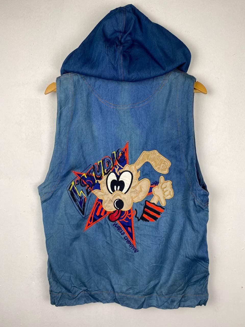 Japanese Brand vintage L.studio denim vest nice embroided design Size US L / EU 52-54 / 3 - 7 Thumbnail