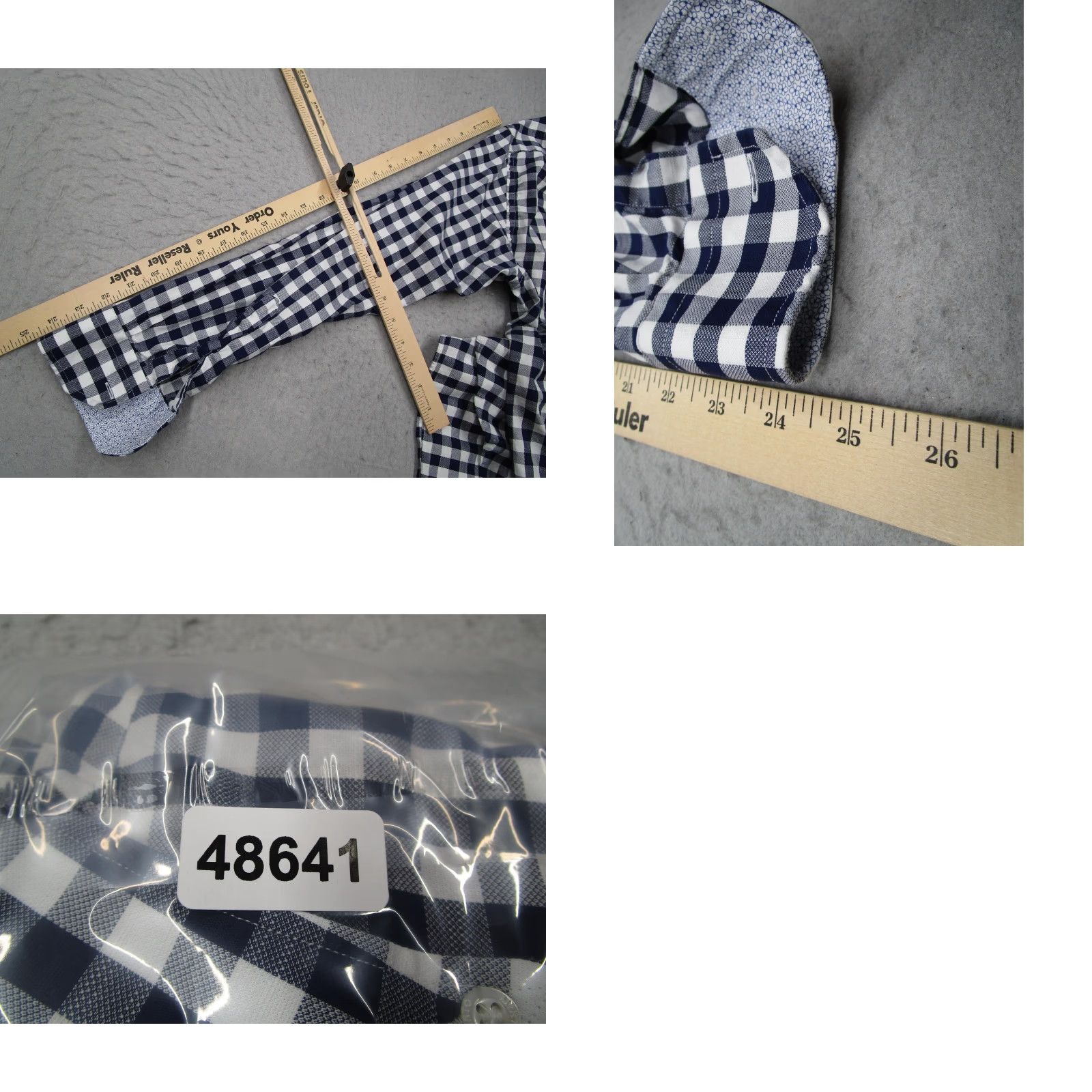 Vintage VINTAGE Mirto Shirt Mens XL Blue White Gingham Check Button-Down Classic Spain 1956" Size US XL / EU 56 / 4 - 8 Thumbnail
