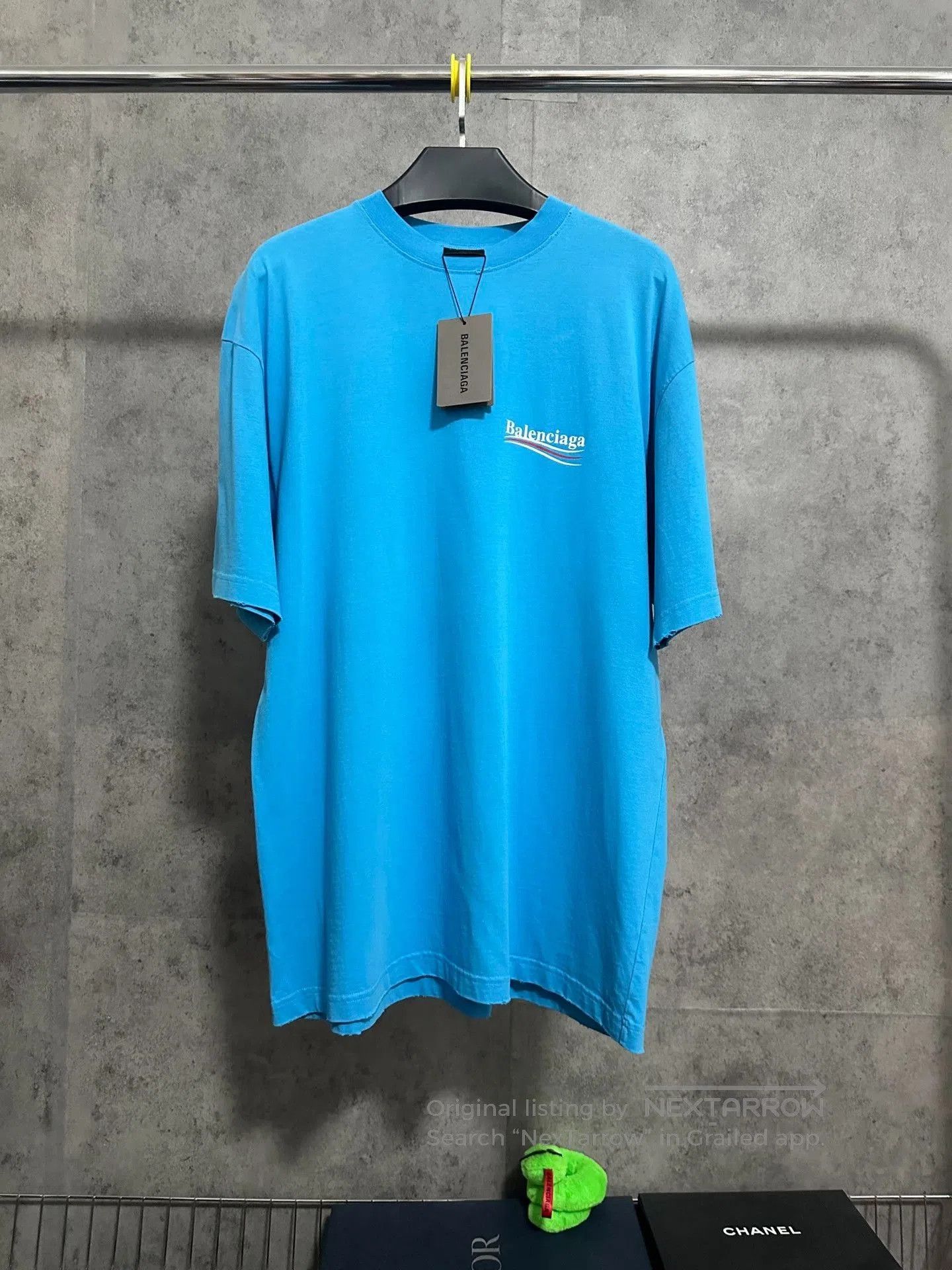 Balenciaga Balenciaga Coke Cracked Wave Print T-shirt. Size US XS / EU 42 / 0 - 1 Thumbnail