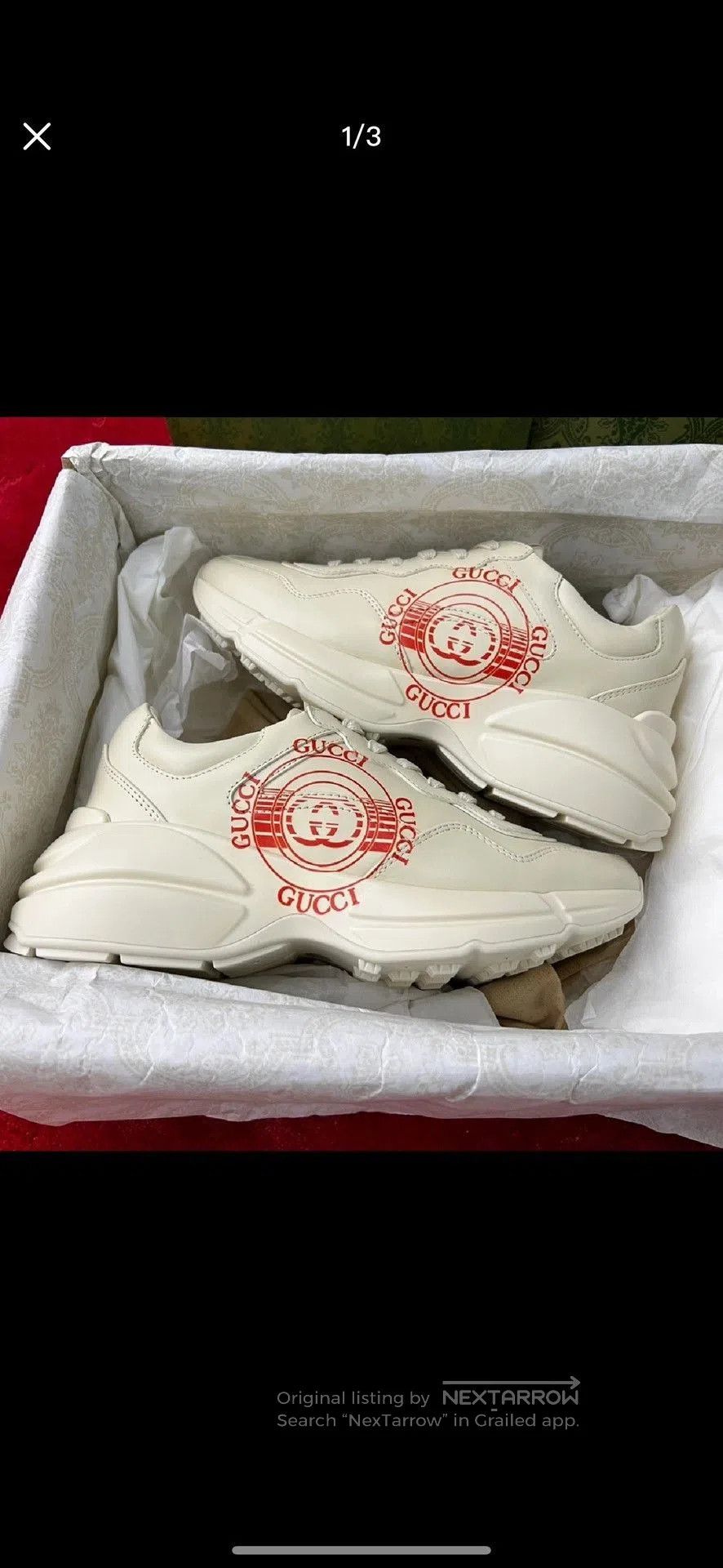 Gucci Gucci Men's Record Style Dad Shoes. Size US 7 / EU 40 - 1 Thumbnail