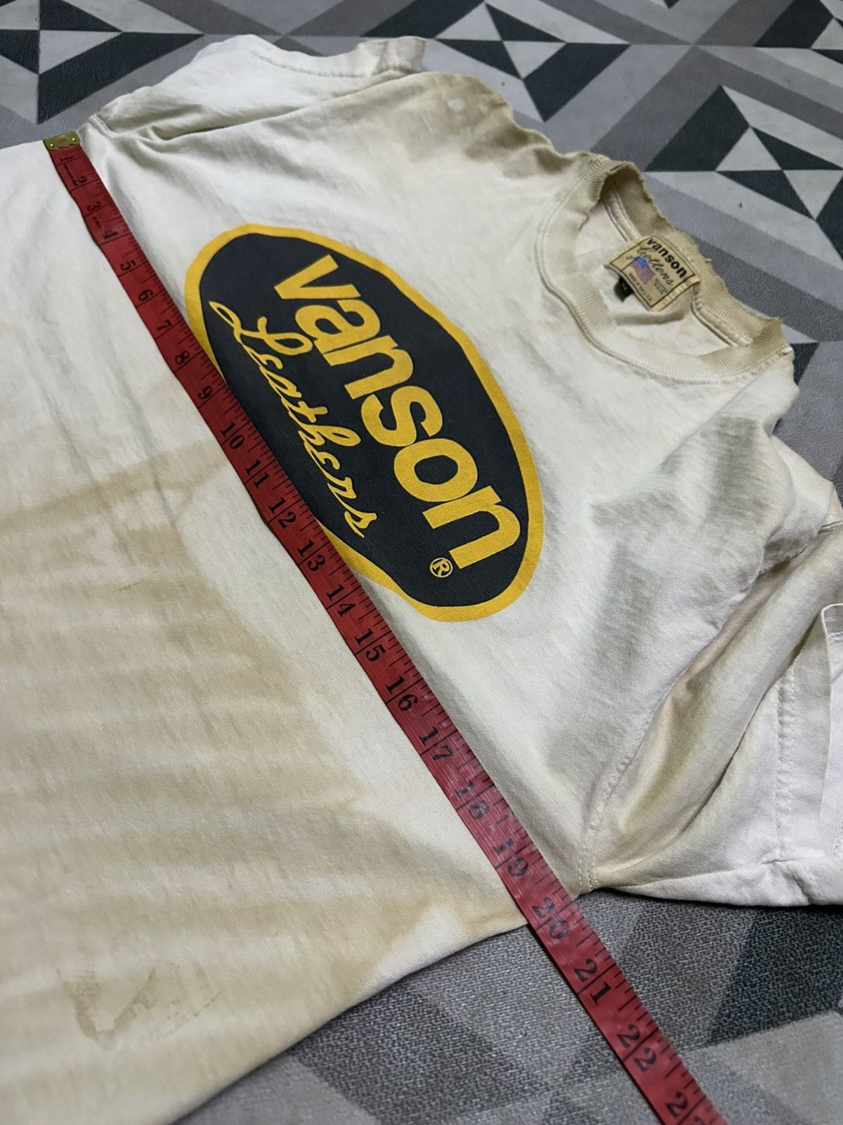 Vanson Leathers sunfaded vanson leather tshirt usa size M Size US M / EU 48-50 / 2 - 7 Thumbnail