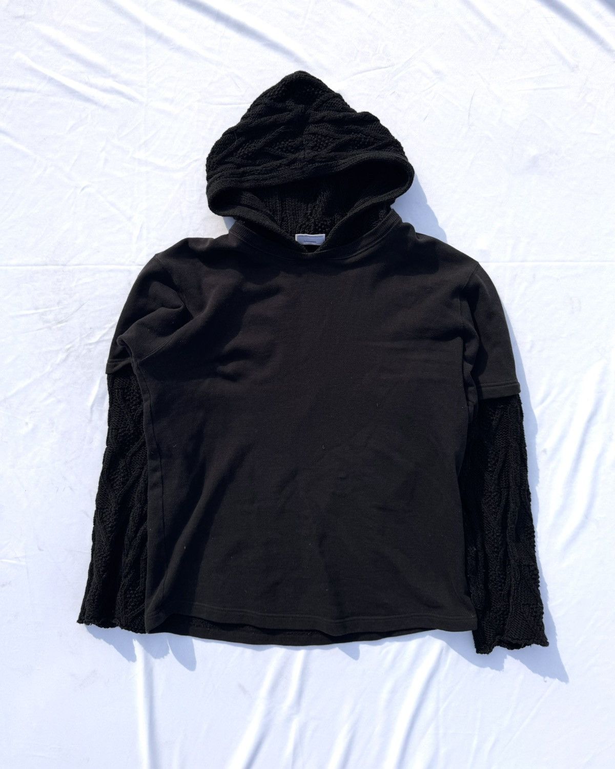 Japanese Brand × Vintage seesway satiate knit-sleeve t-shirt Size US L / EU 52-54 / 3 - 1 Thumbnail