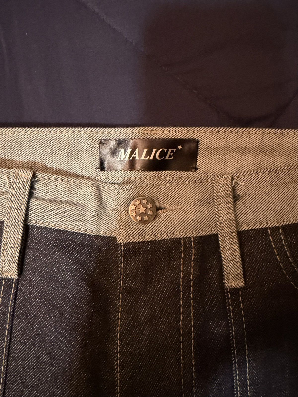 Malice Studios Malice Studios Two Tone Denim Pants Size US 34 / EU 50 - 5 Thumbnail
