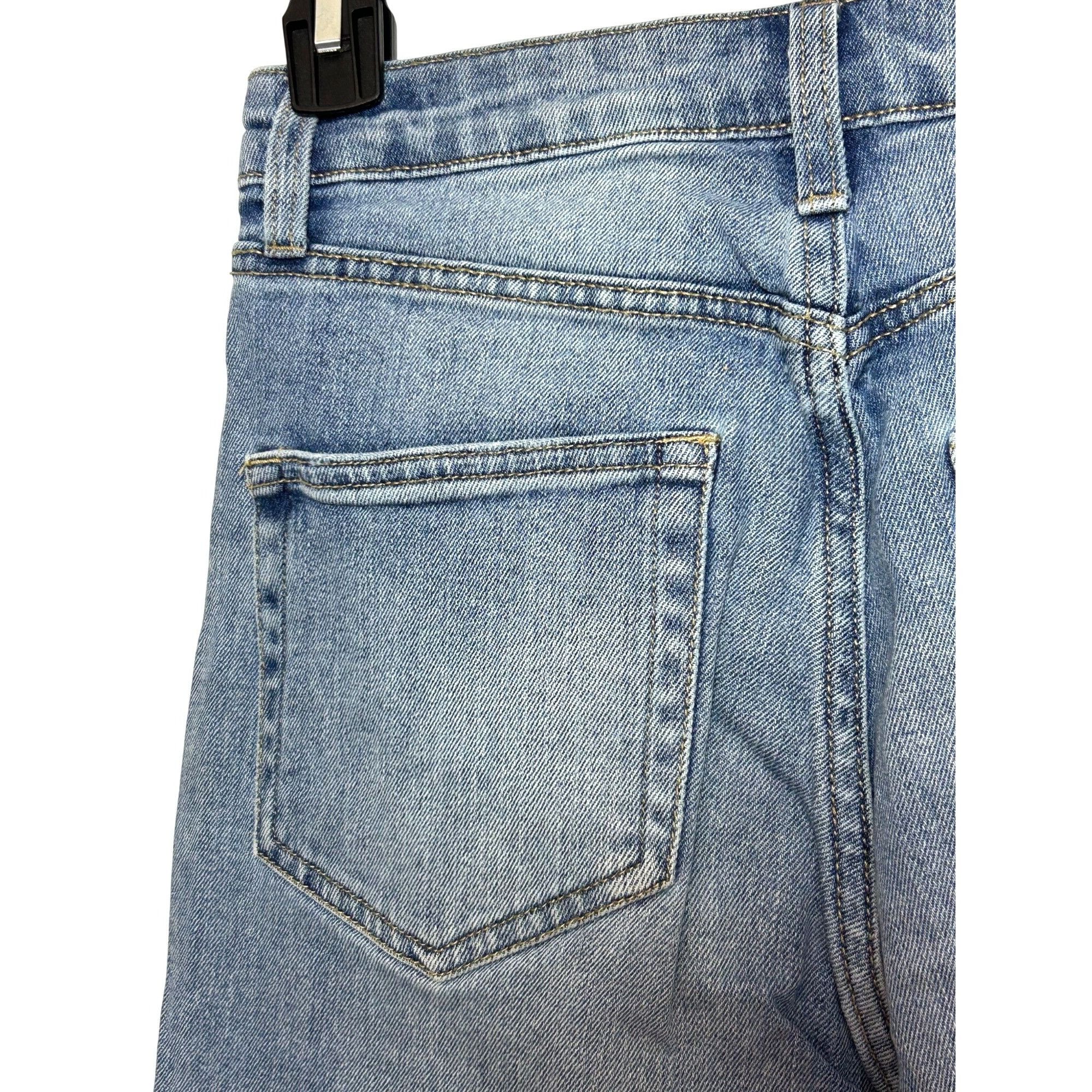 Other Wild Fable Women’s Jeans 0 Blue High Rise Distressed Tapered Size 25" / US 0 / IT 36 - 14 Thumbnail