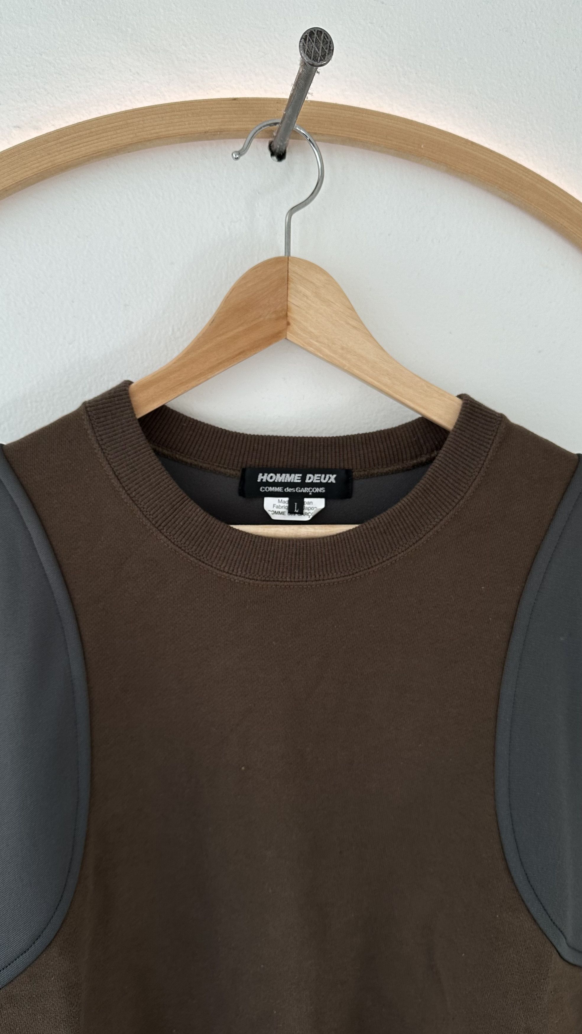 Comme des Garcons Homme Deux CDG Homme Deux Paneled Sweater Size US M / EU 48-50 / 2 - 5 Thumbnail