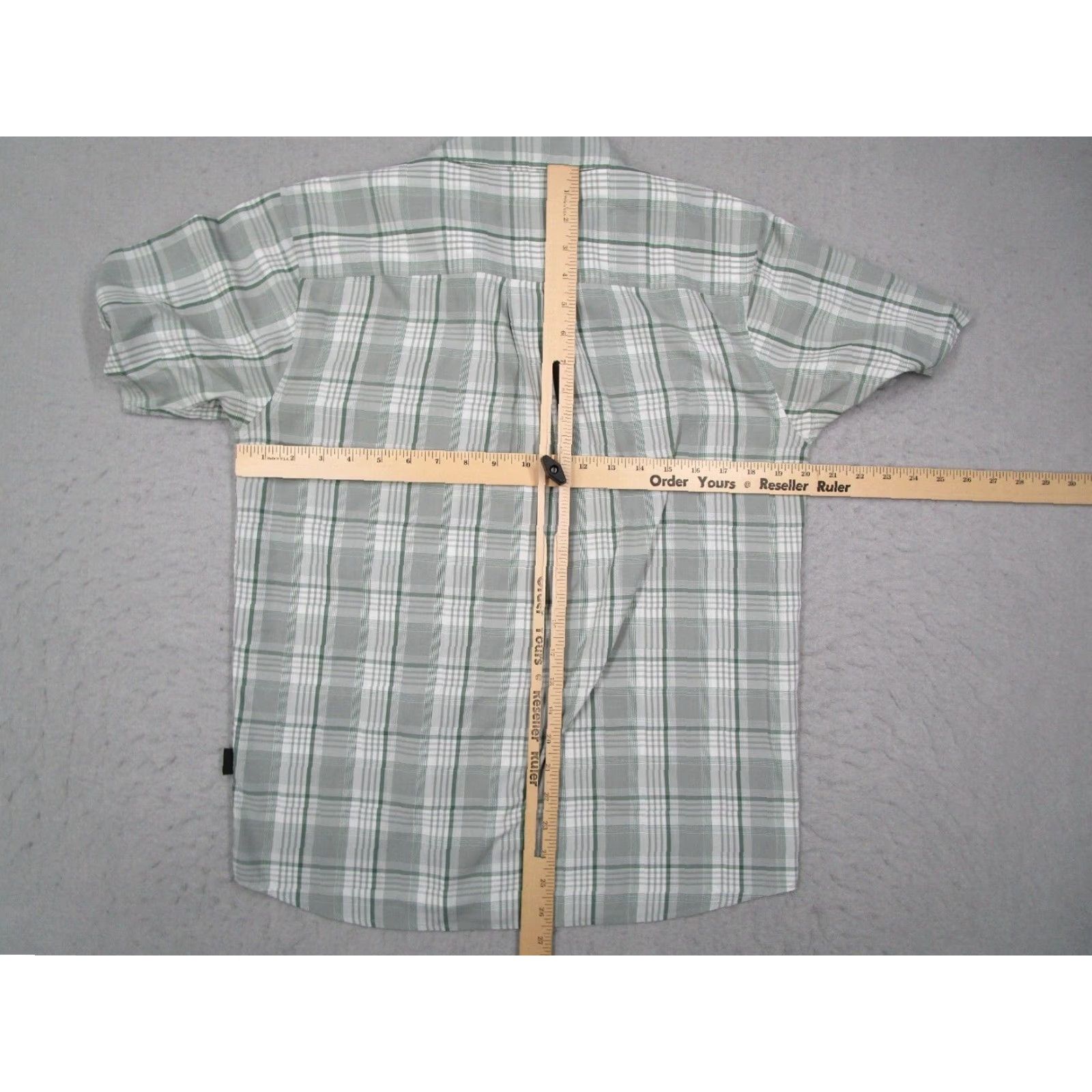 Patagonia PATAGONIA Shirt Mens Small Green Button Up Organic Cotton Blend Hike Work Camp Size US S / EU 44-46 / 1 - 5 Thumbnail