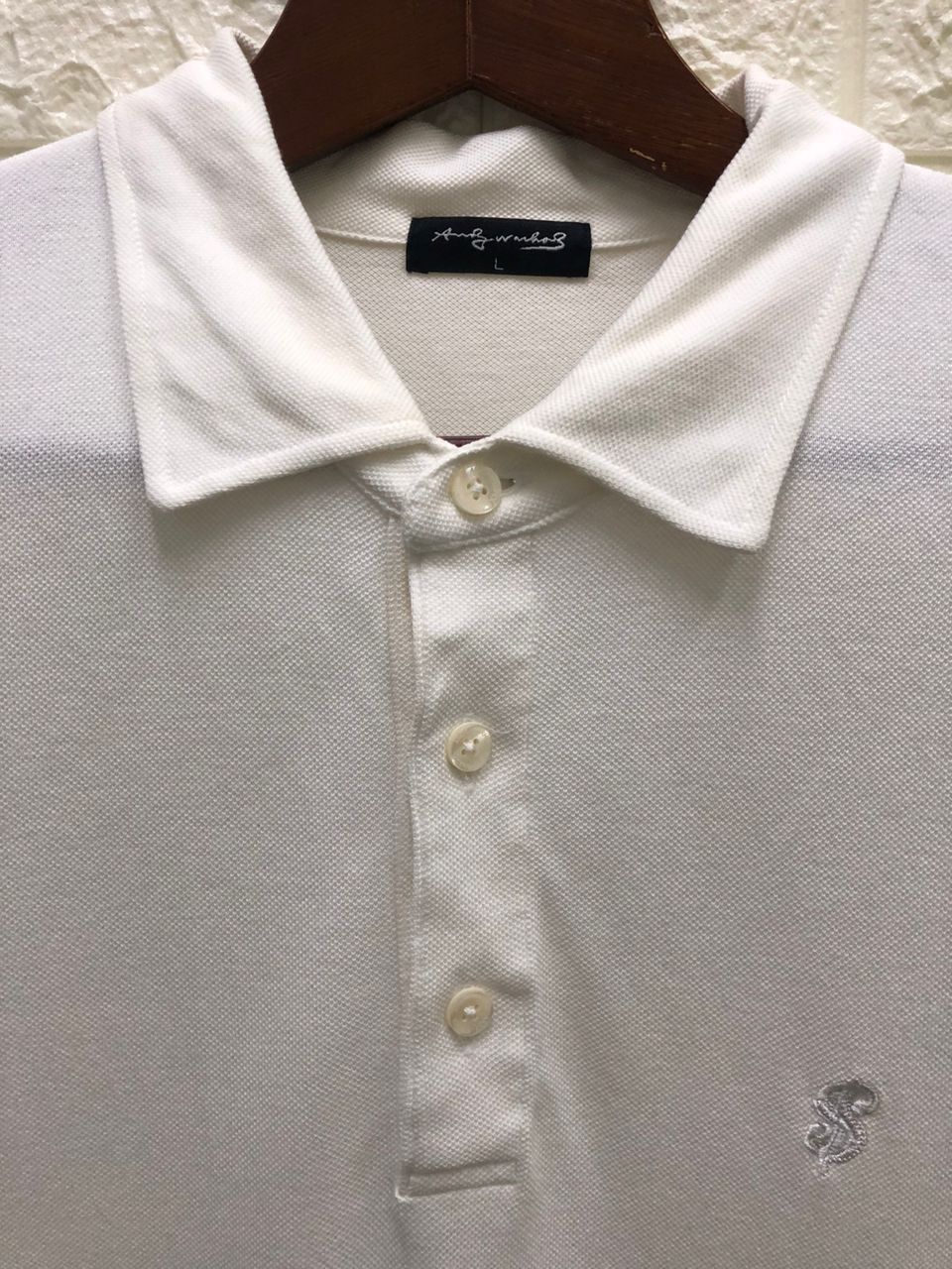Andy Warhol vintage Andy Warhol Polo Tee dollar logo Size US L / EU 52-54 / 3 - 1 Thumbnail
