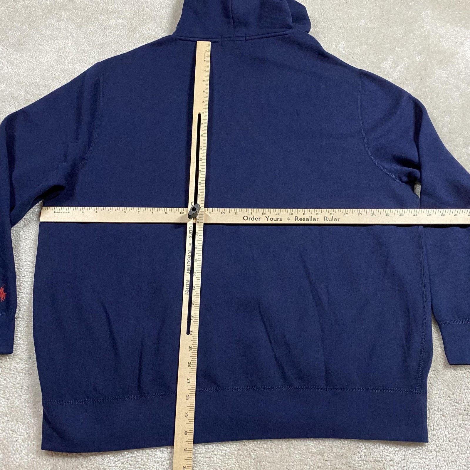 Polo Ralph Lauren Polo Ralph Lauren Hoodie 2XL Blue Pullover Spellout Logo Size US XXL / EU 58 / 5 - 6 Thumbnail