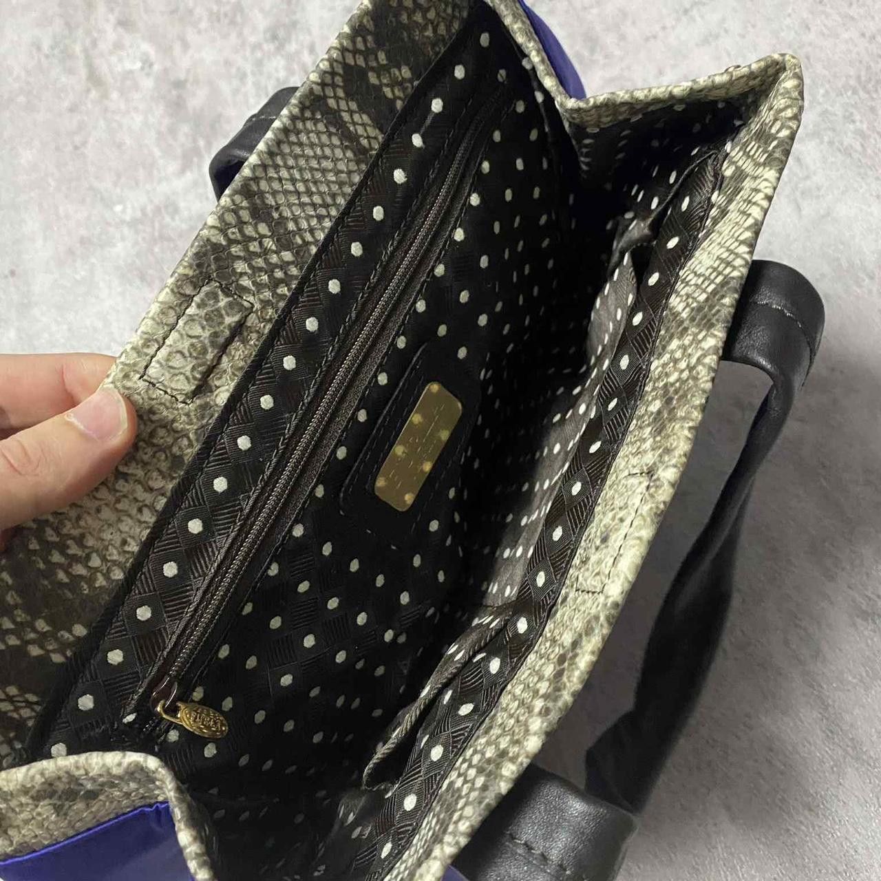 Other Blue and silver satin and snakeskin print bag #festivalvibes Size ONE SIZE - 3 Thumbnail