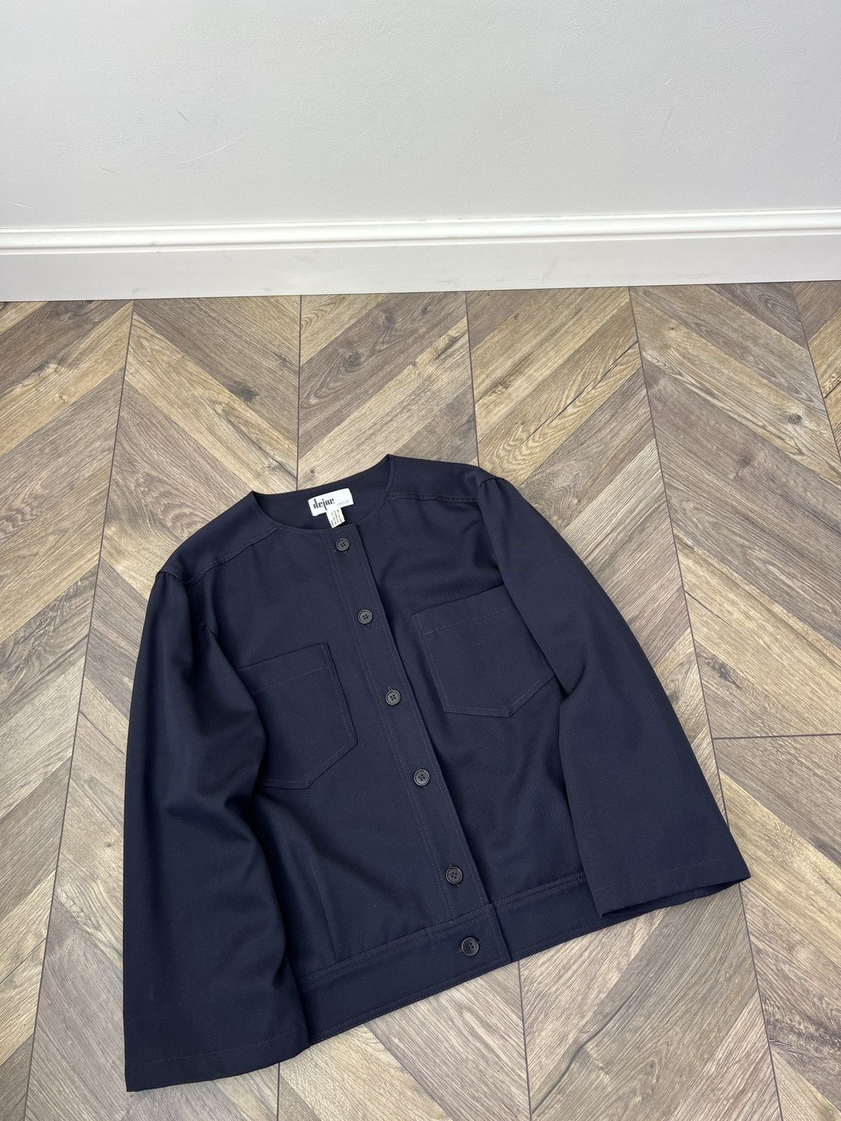Designer Vintage Dejae Paris women’s Minimalist Suit Made in France Size M / US 6-8 / IT 42-44 - 7 Thumbnail