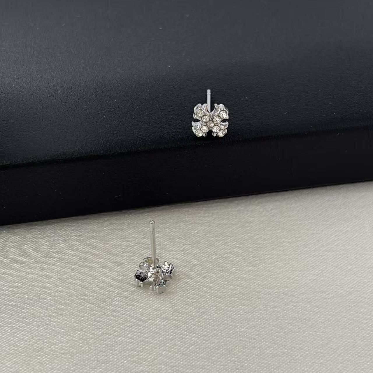 Other 6mm CZ Cross Stud Earrings for Men Women Size ONE SIZE - 3 Thumbnail