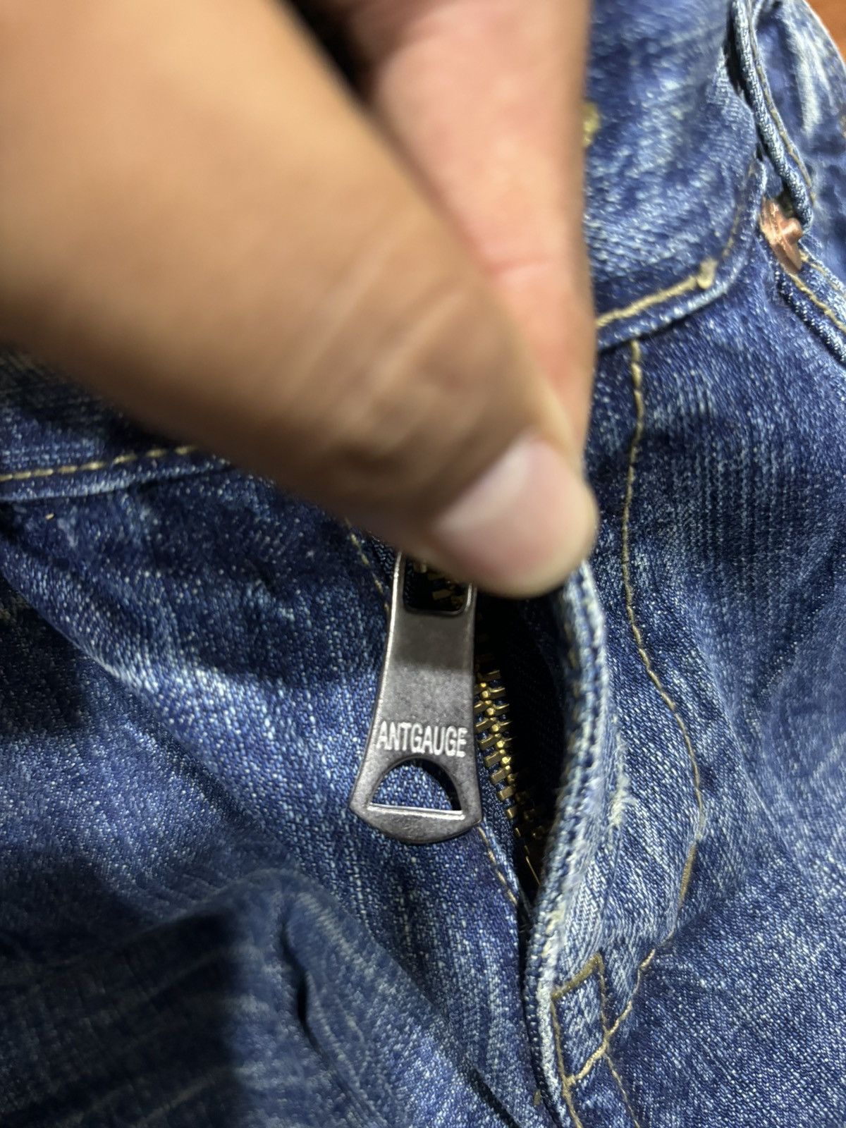 Japanese Brand × Vintage Vintage Antgauge Sashiko Distress Denim Jeans Size US 31 - 10 Thumbnail