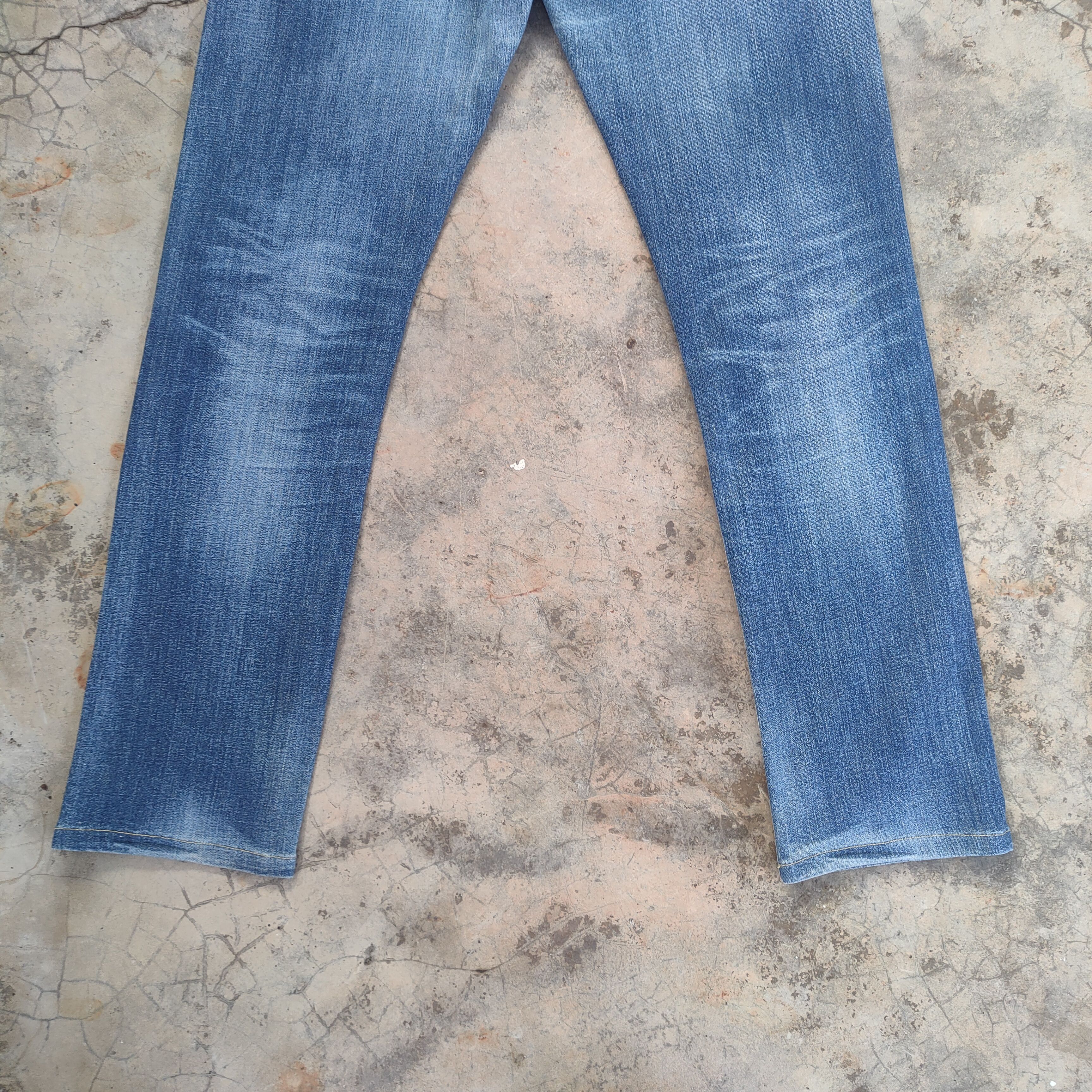 Japanese Brand W32 VINTAGE JAPANESE SKINNY FADED DISTRESSED JEANS PANTS Size US 32 / EU 48 - 10 Thumbnail