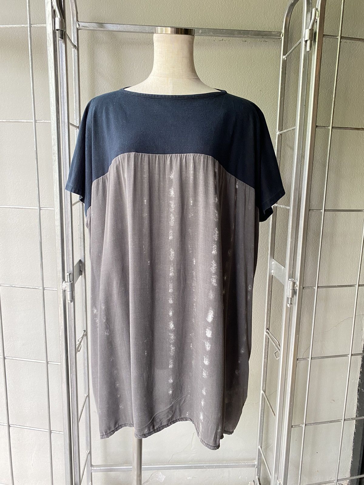 Maison Margiela MM6 Maison Margiela Blue/Grey Square T-Shirt Size M / US 6-8 / IT 42-44 - 11 Thumbnail