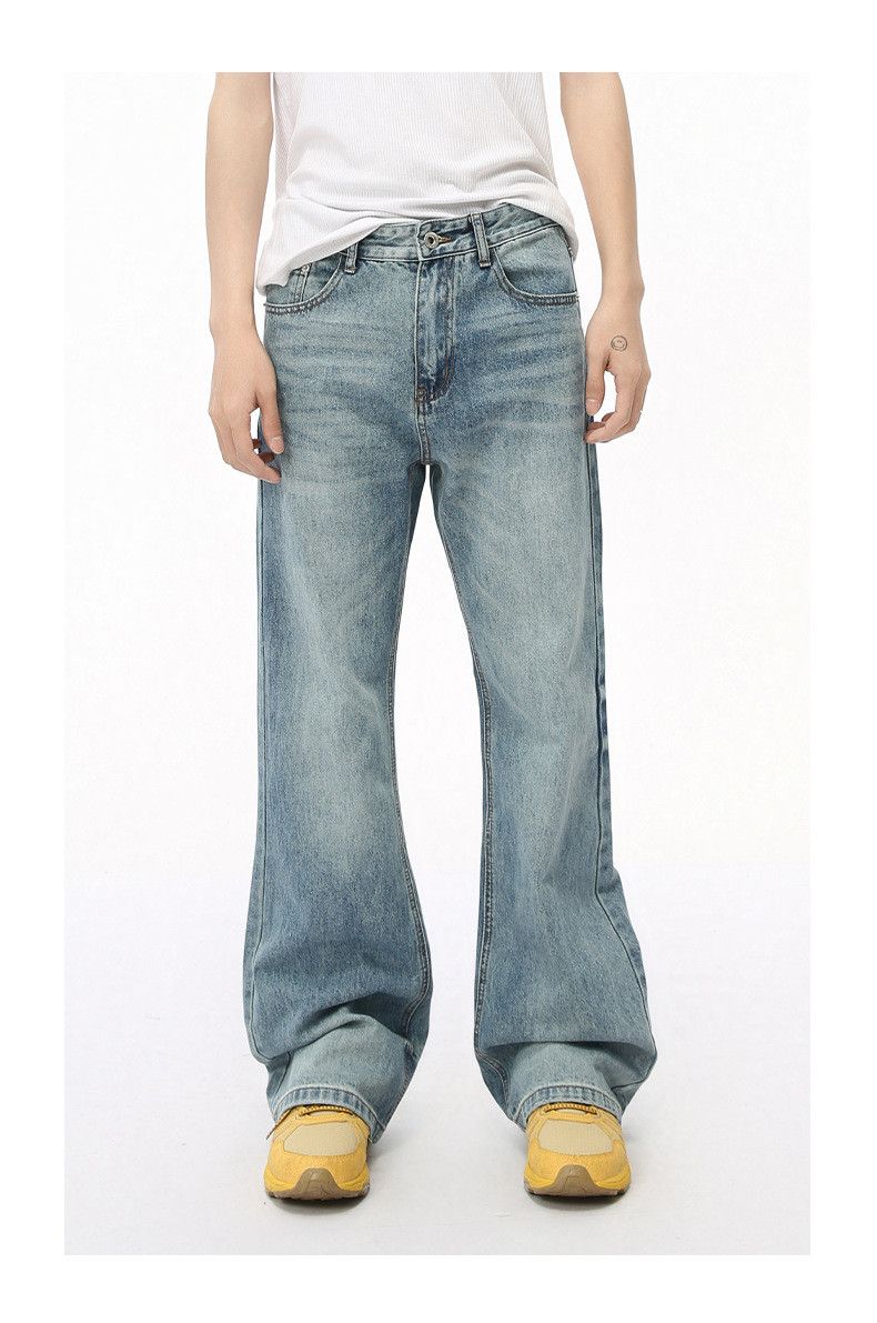 Japanese Brand × Vintage American high street retro flared washed jeans Size US 32 / EU 48 - 2 Thumbnail