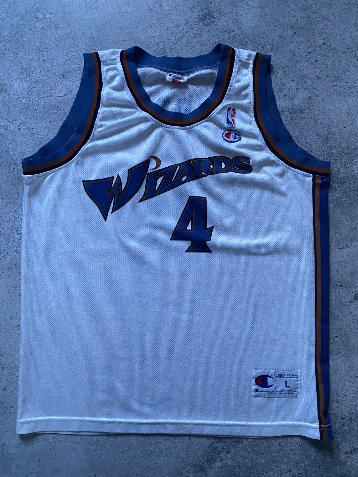 Champion Washington Wizards NBA Basketball Jersey Shirt #4