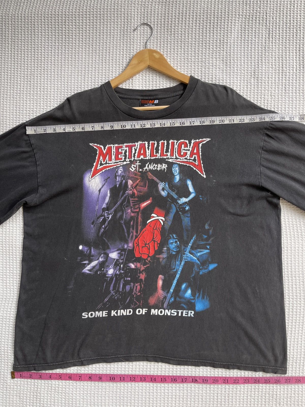 Band Tees SUN FADED🔥Vtg METALLICA St Anger Long Sleve Size US XXL / EU 58 / 5 - 12 Thumbnail