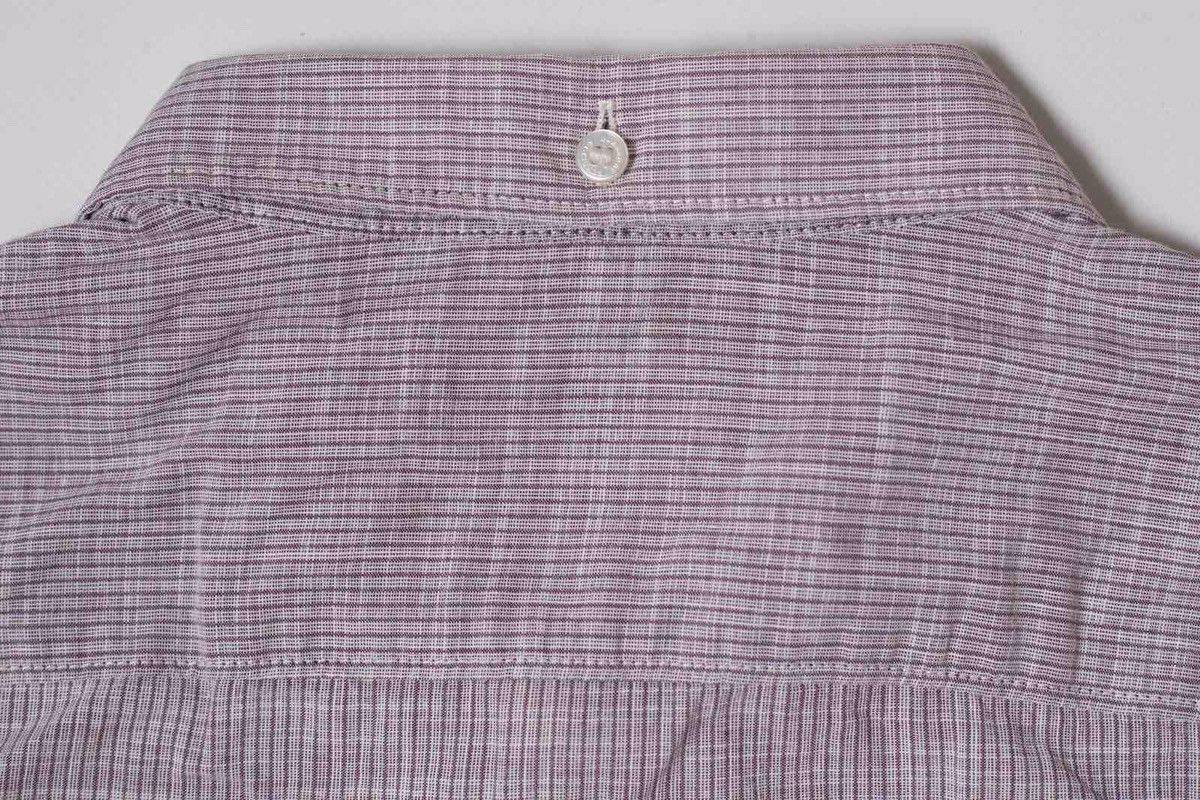 Burberry Burberry Brit Vertical Stripe Logo Cotton Shirt Size US L / EU 52-54 / 3 - 13 Thumbnail